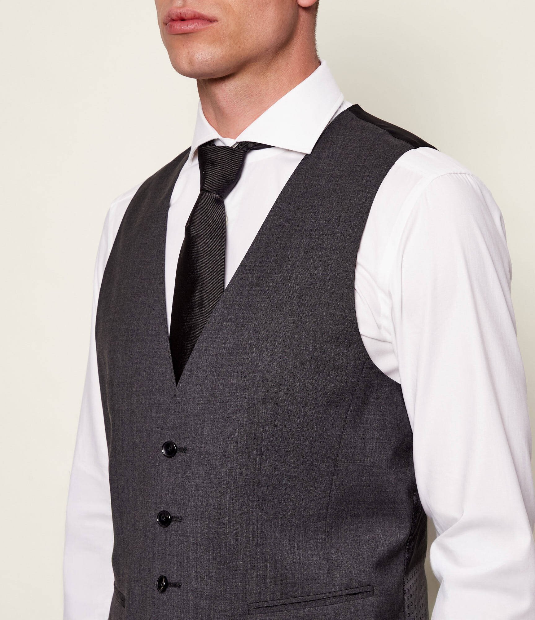 BOSS Black De lână vestă H-HUGE | Slim Fit