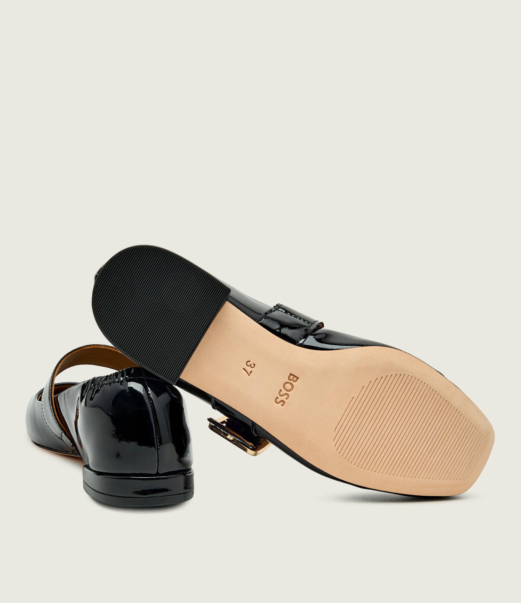BOSS Black De piele balerini Luara_Ballerina_PTBK Mary Jane