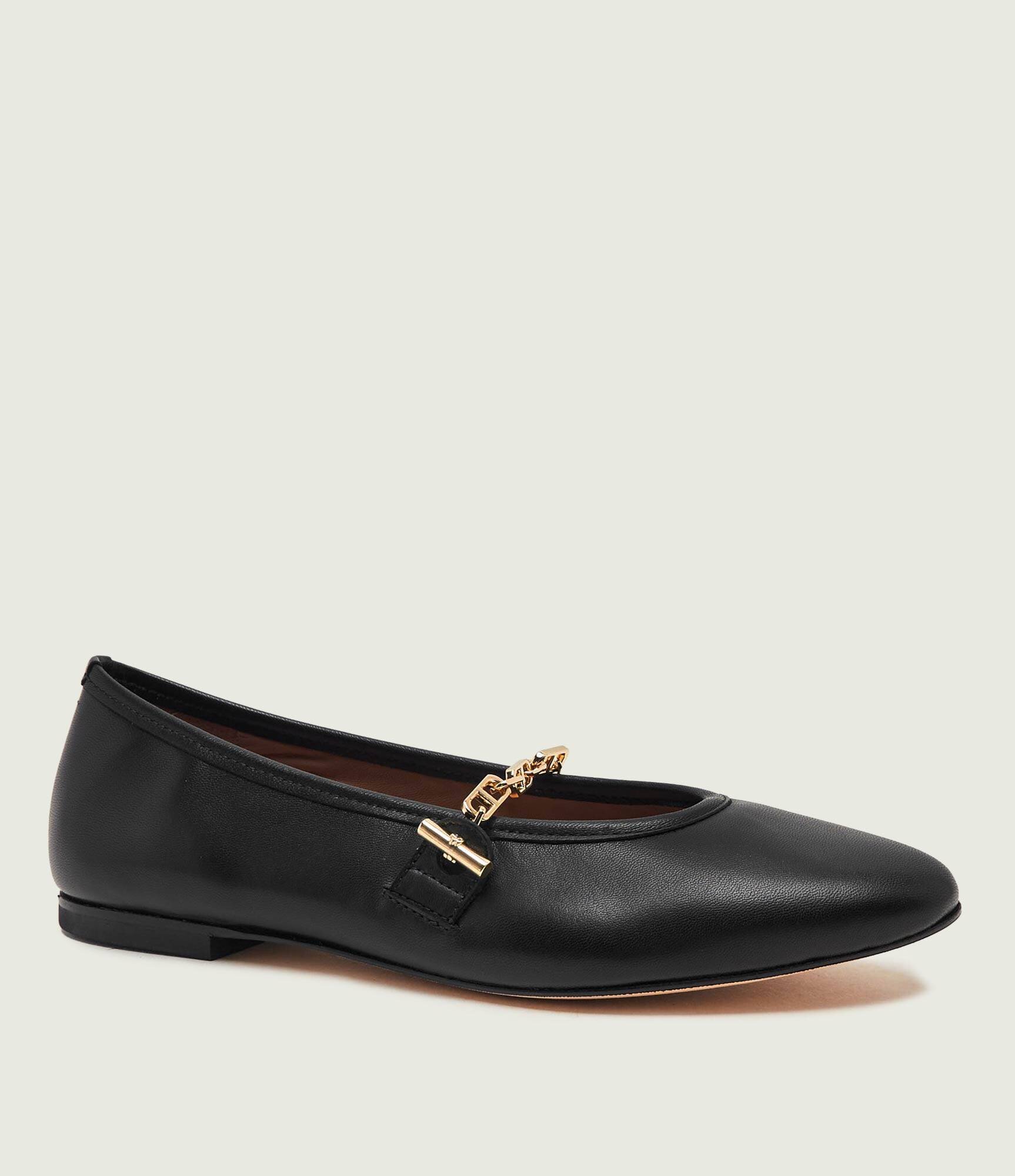 BOSS Black De piele balerini Silvye_Ball10_NACH Mary Jane