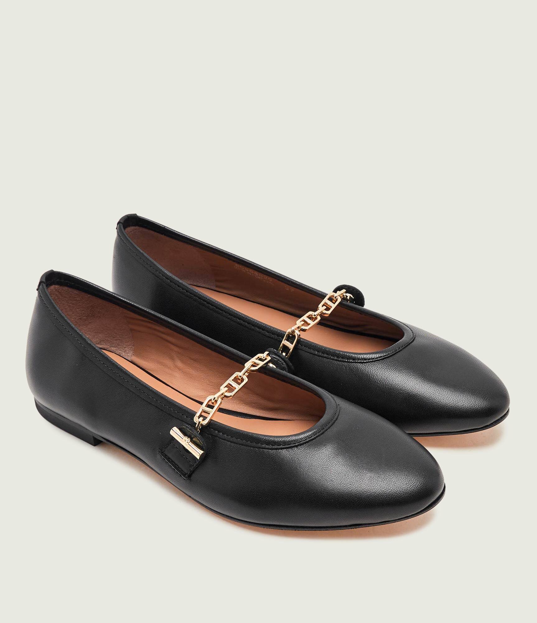 BOSS Black De piele balerini Silvye_Ball10_NACH Mary Jane