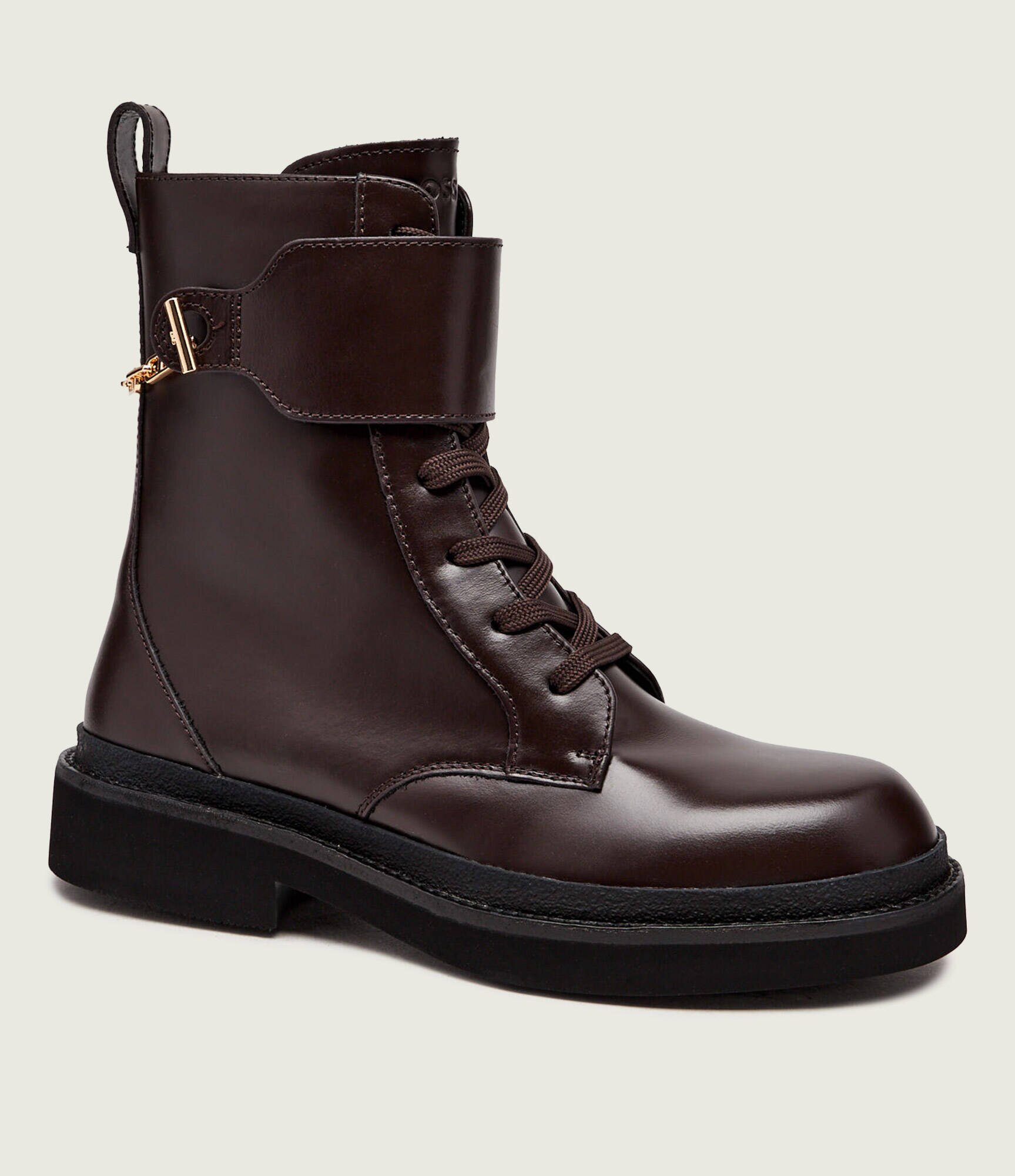 BOSS Black De piele botine Eleri_LUBootie_LTZPT