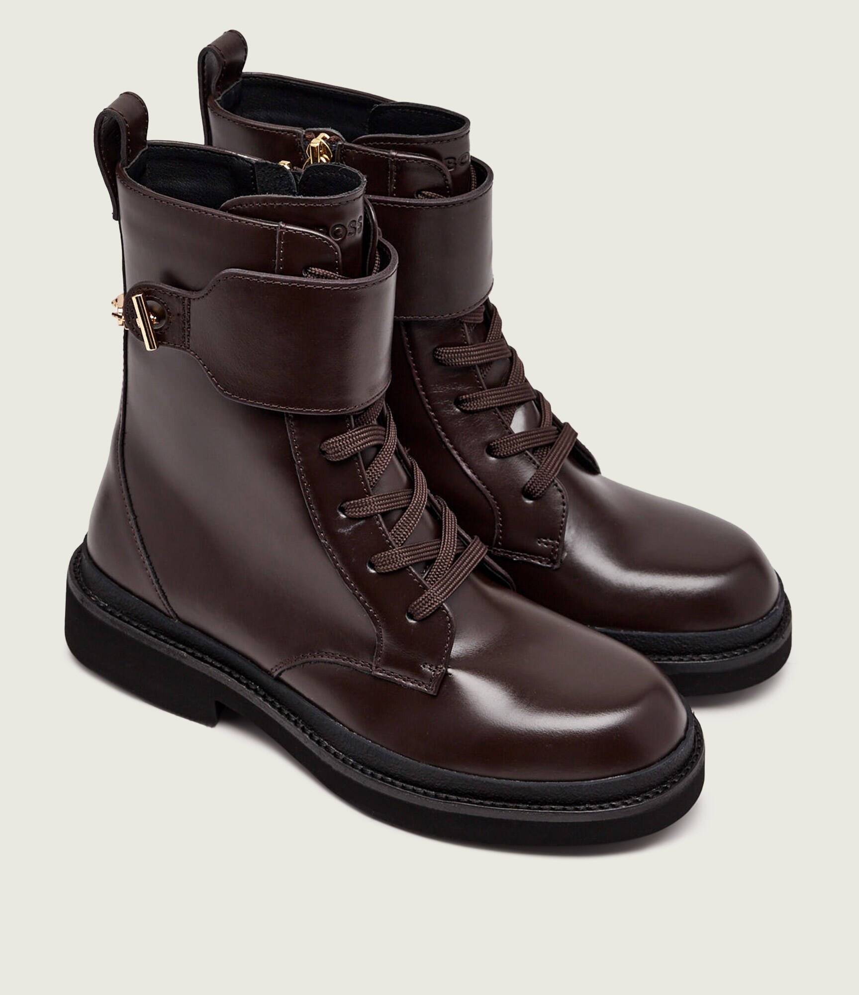BOSS Black De piele botine Eleri_LUBootie_LTZPT