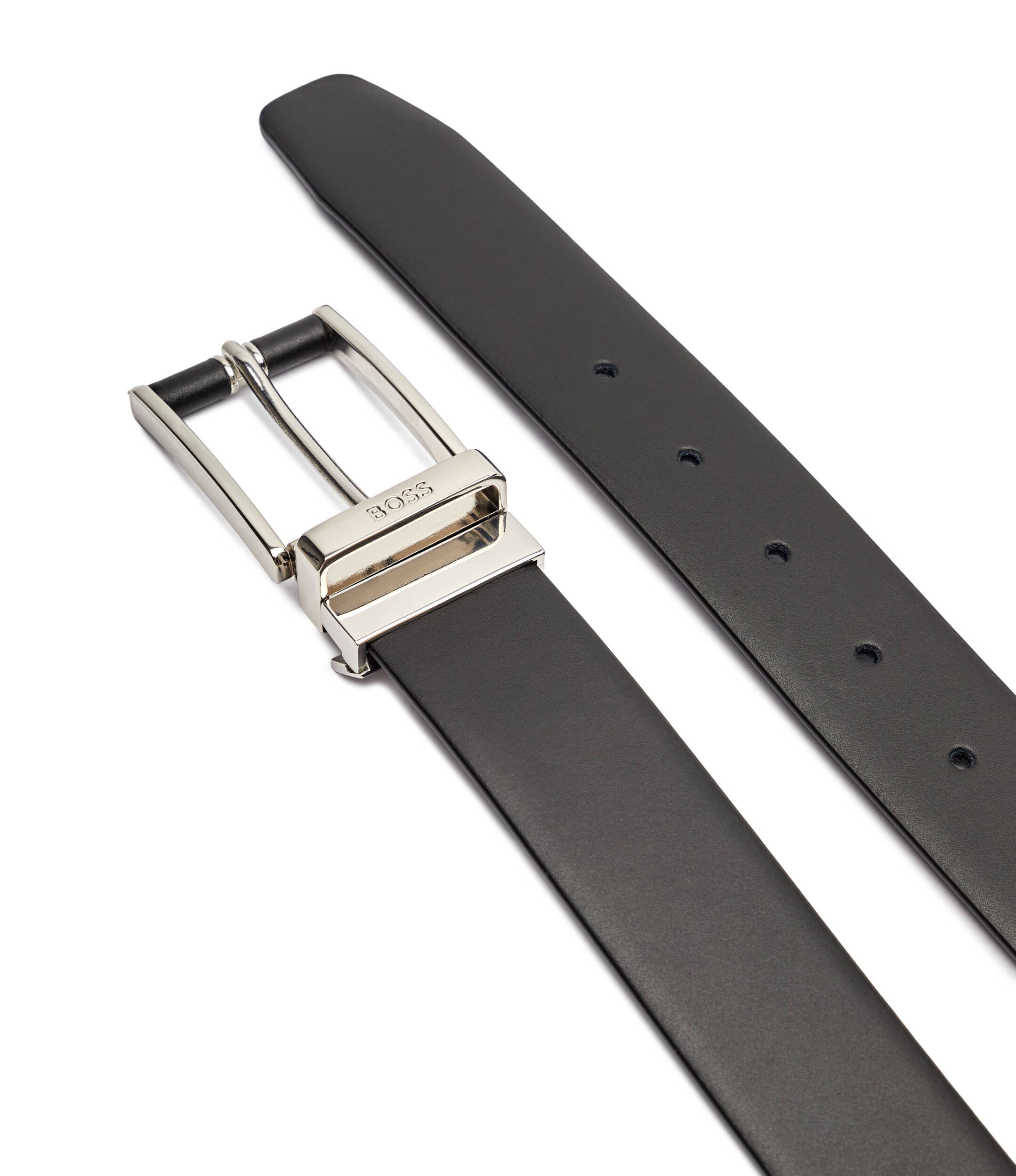 BOSS Black De piele cu două fețe curea Ofelix-Sh_Or35_pgr