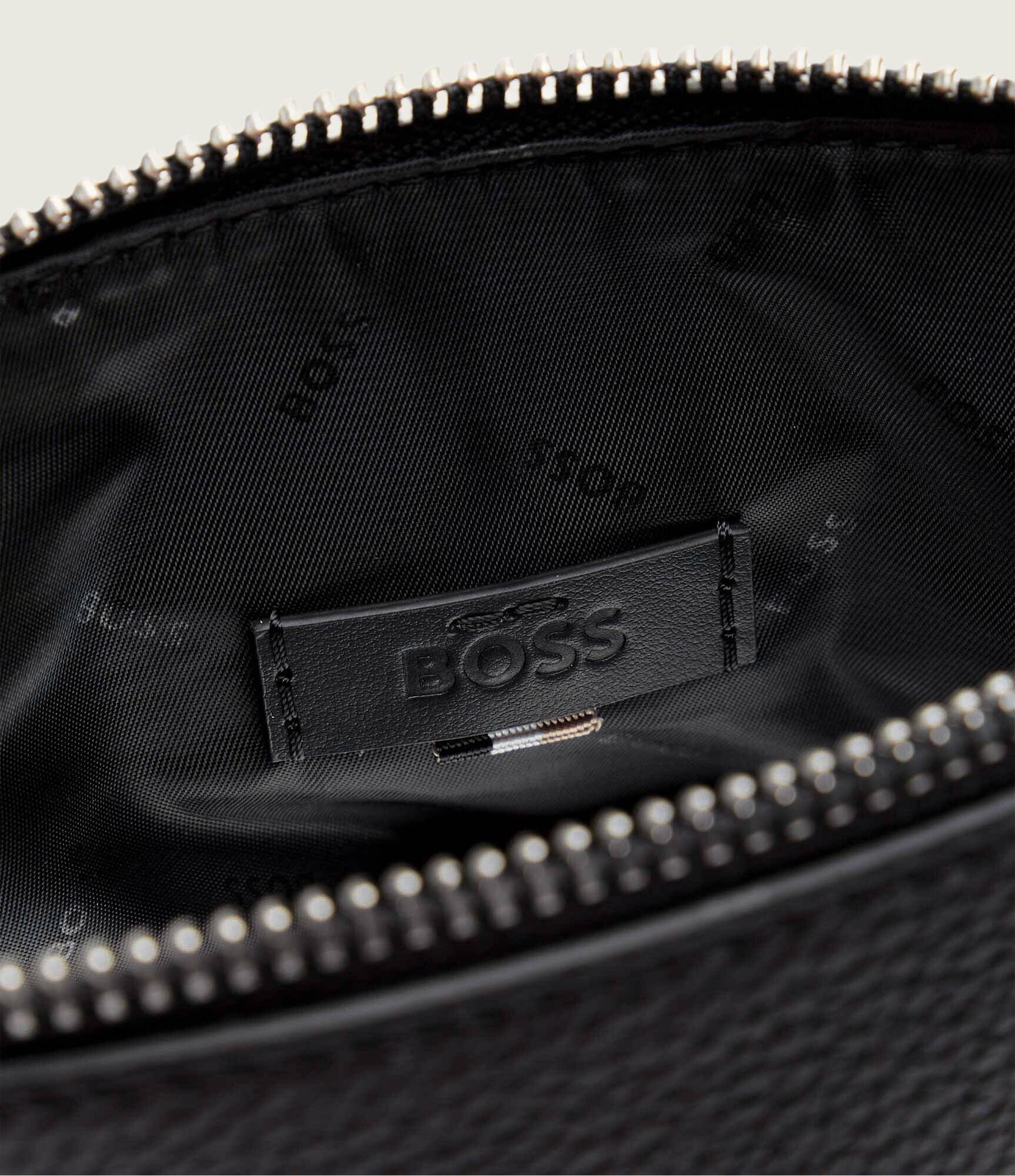 BOSS Black De piele geantă reporter New Crosstown_Envel.