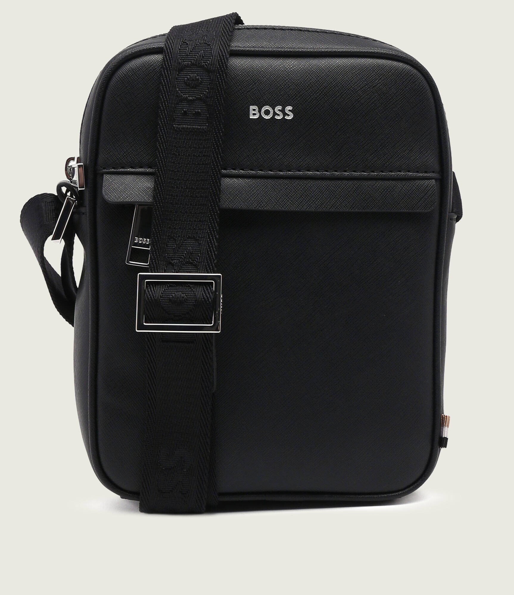 BOSS Black De piele geantă reporter Zair_NS