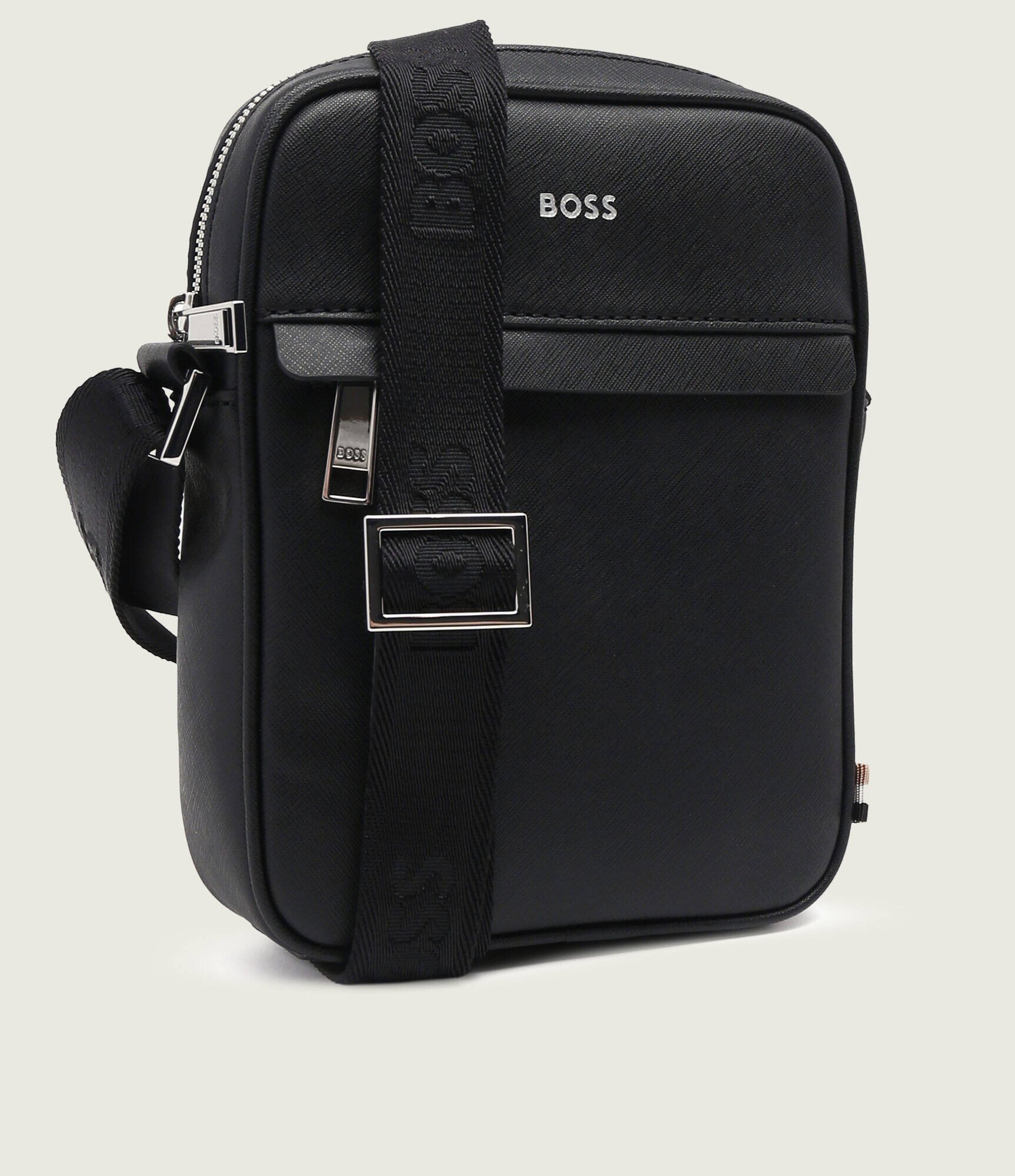 BOSS Black De piele geantă reporter Zair_NS