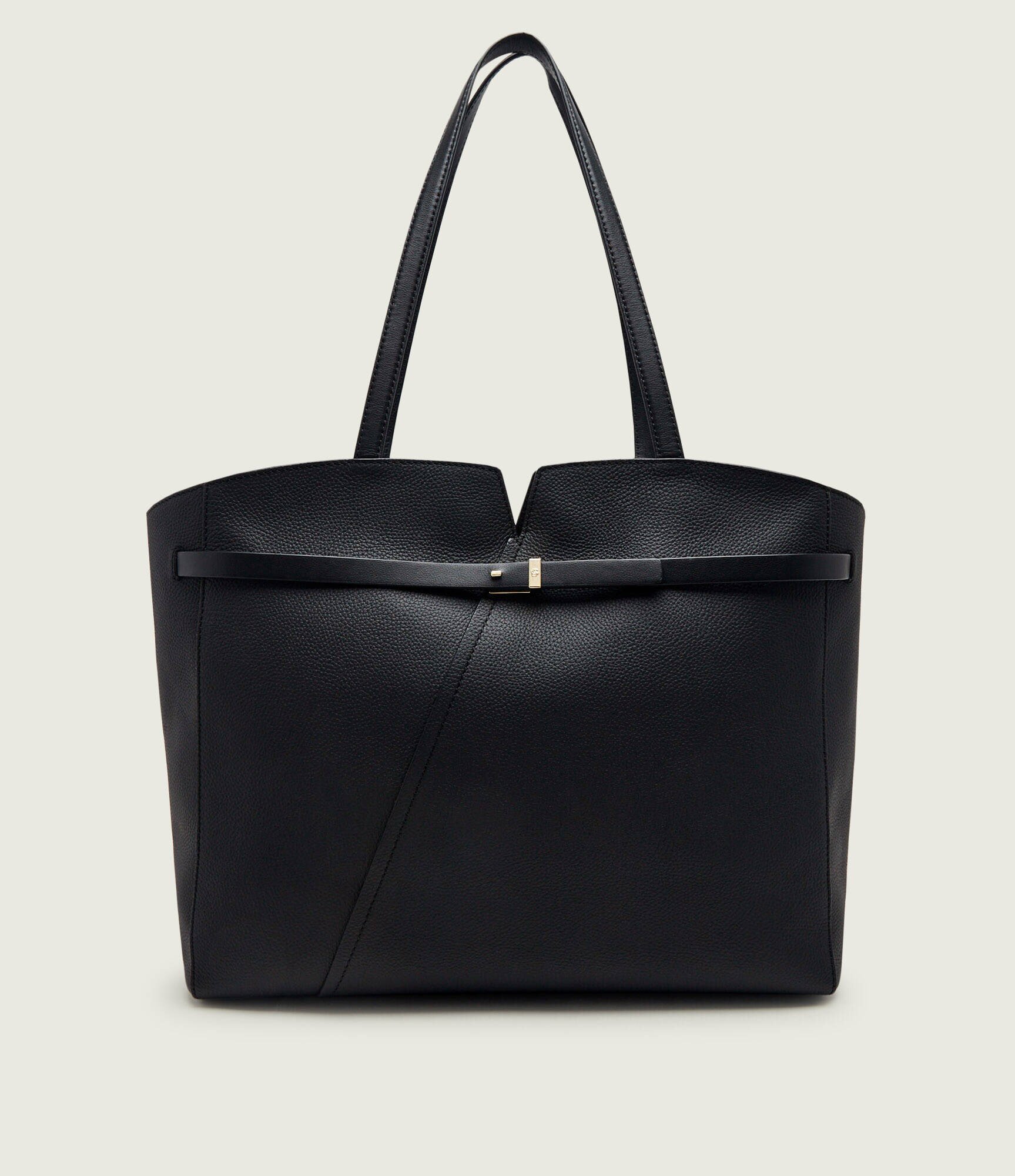 BOSS Black De piele geantă shopper Boss Revers