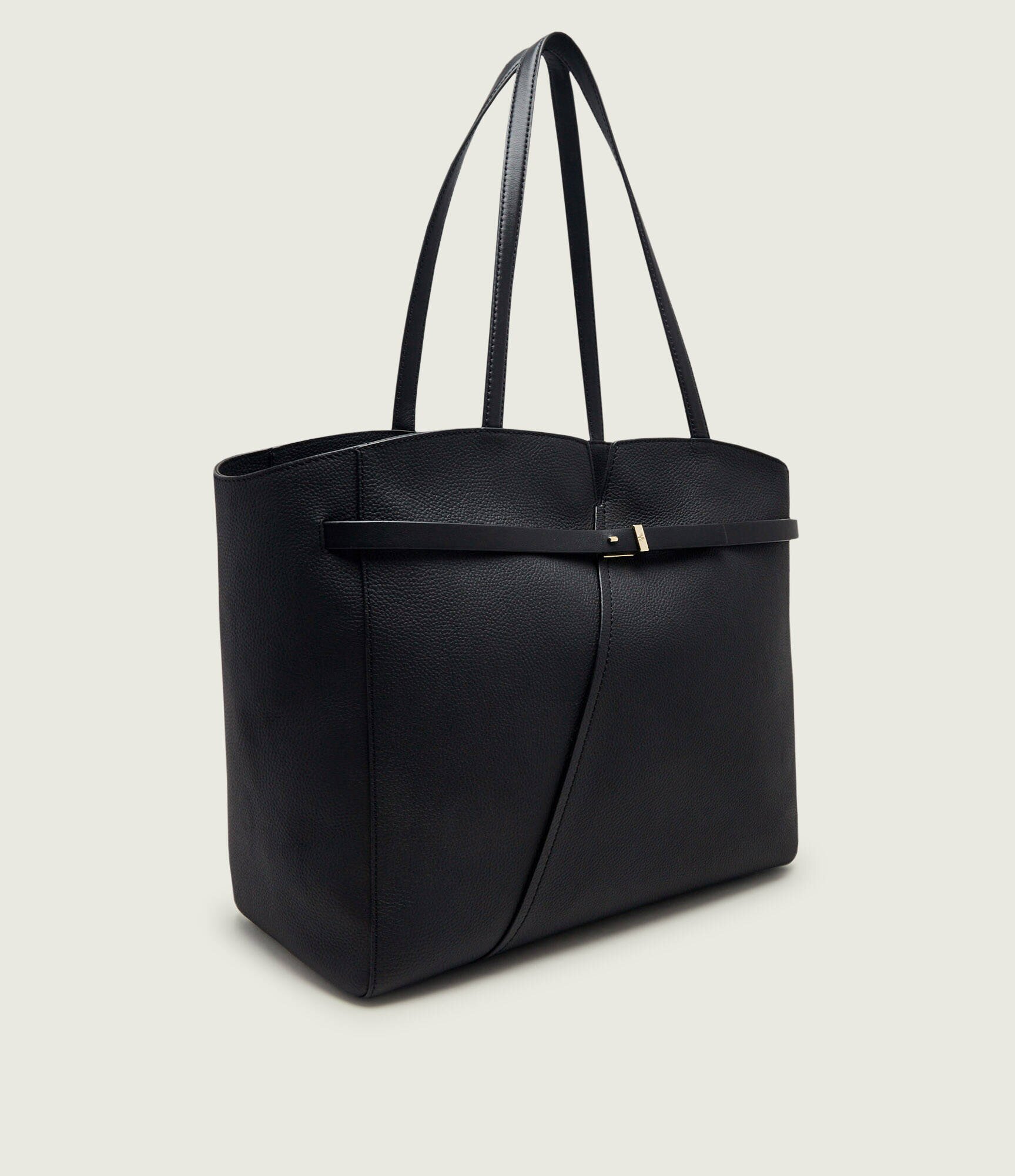 BOSS Black De piele geantă shopper Boss Revers