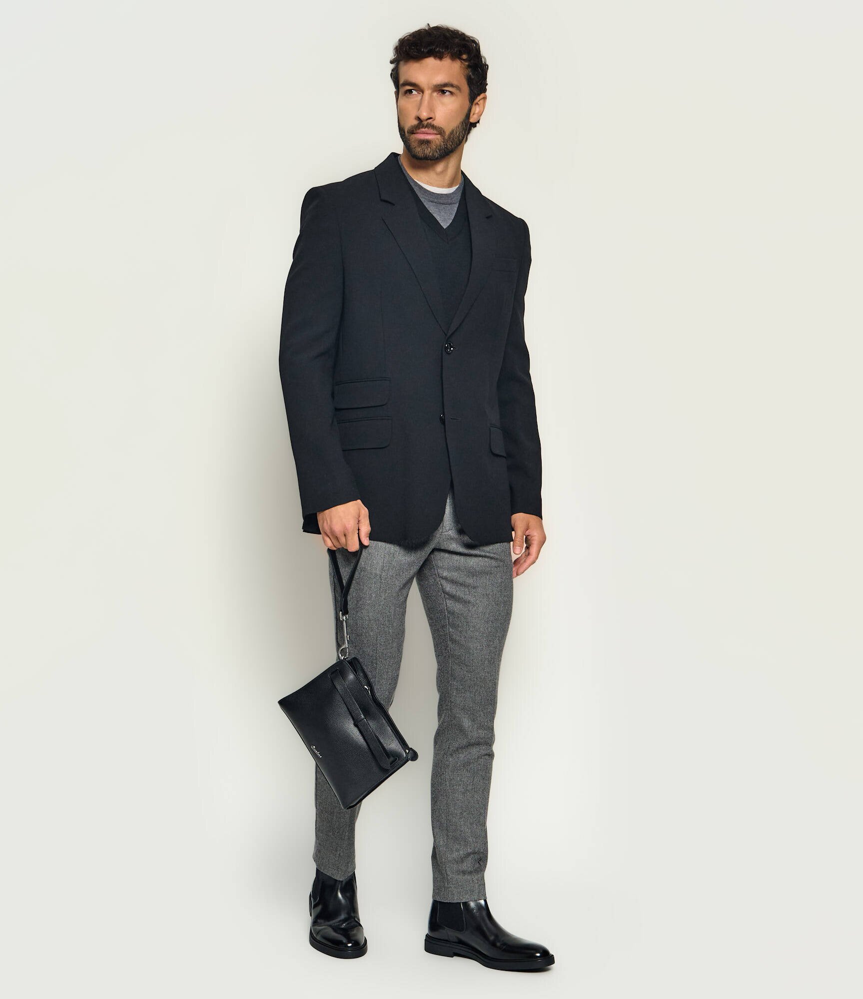 BOSS Black De piele ghete chelsea Calev_Cheb_bo