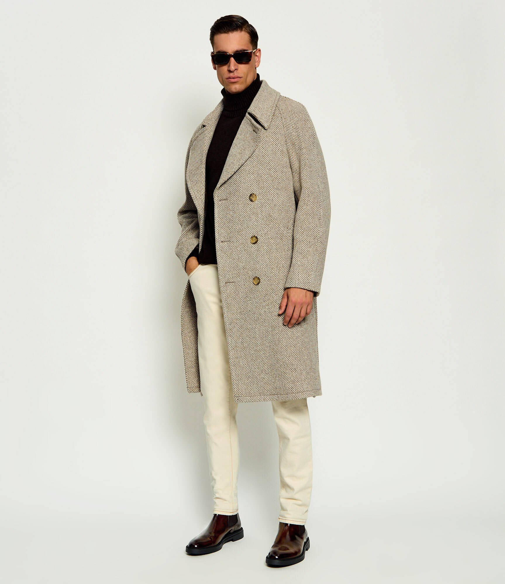 BOSS Black De piele ghete chelsea Calev_Cheb_bo