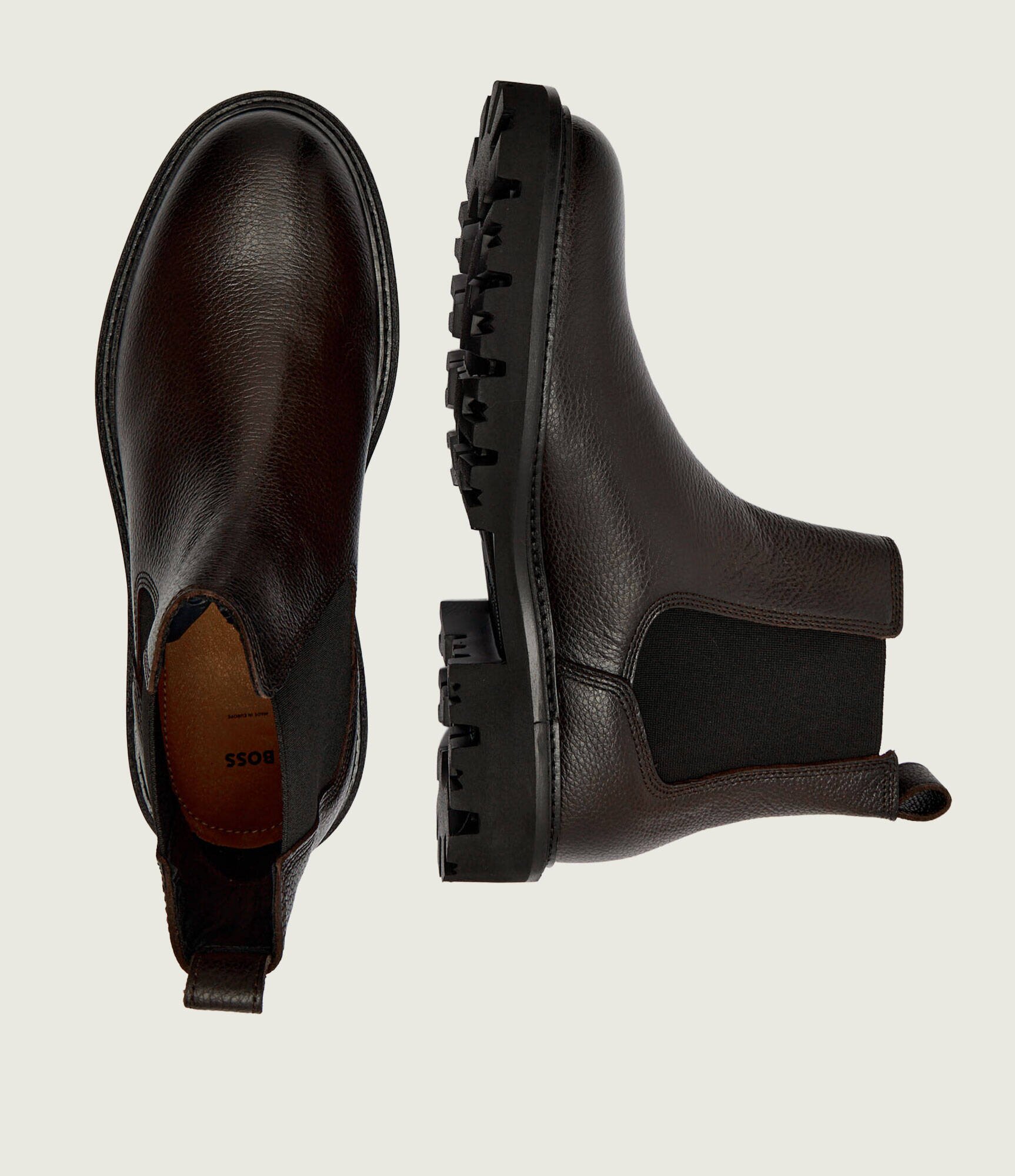 BOSS Black De piele ghete chelsea Julyo_Cheb_gr