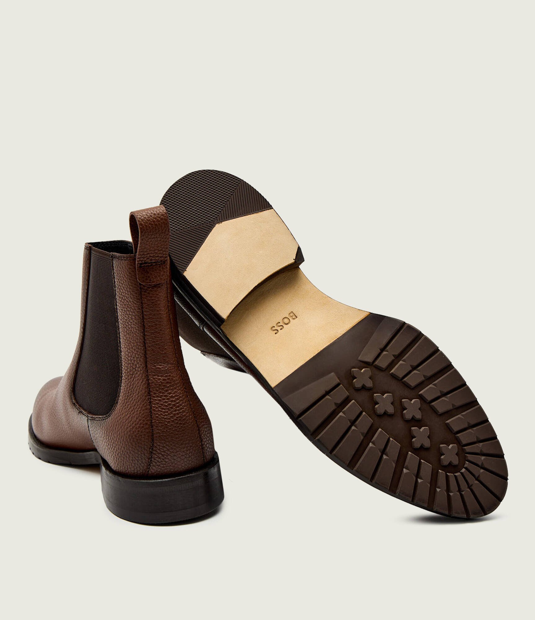 BOSS Black De piele ghete chelsea Tayil-L_Cheb_grW