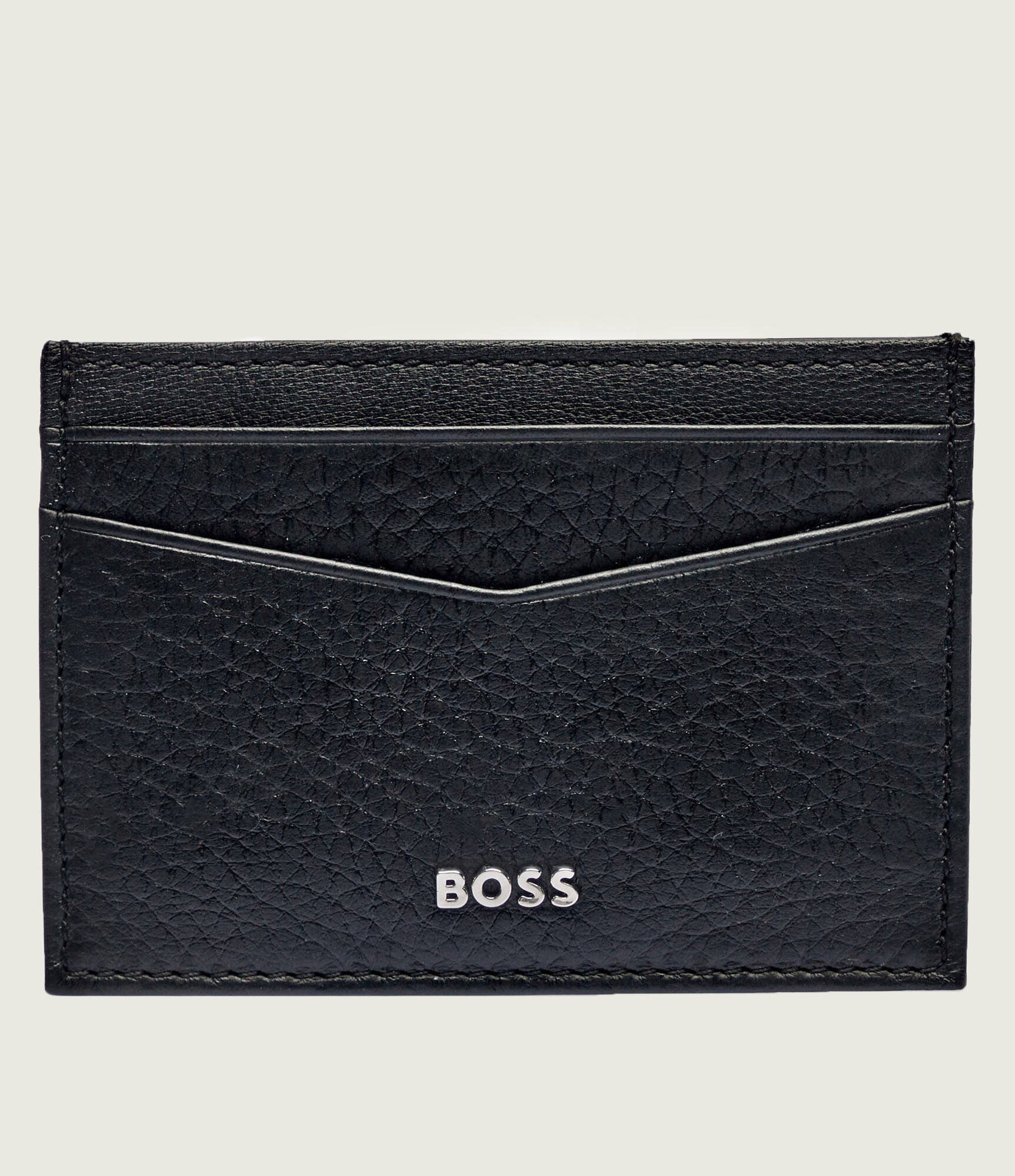 BOSS Black De piele husă pentru carduri New Crosstown_M_Clip