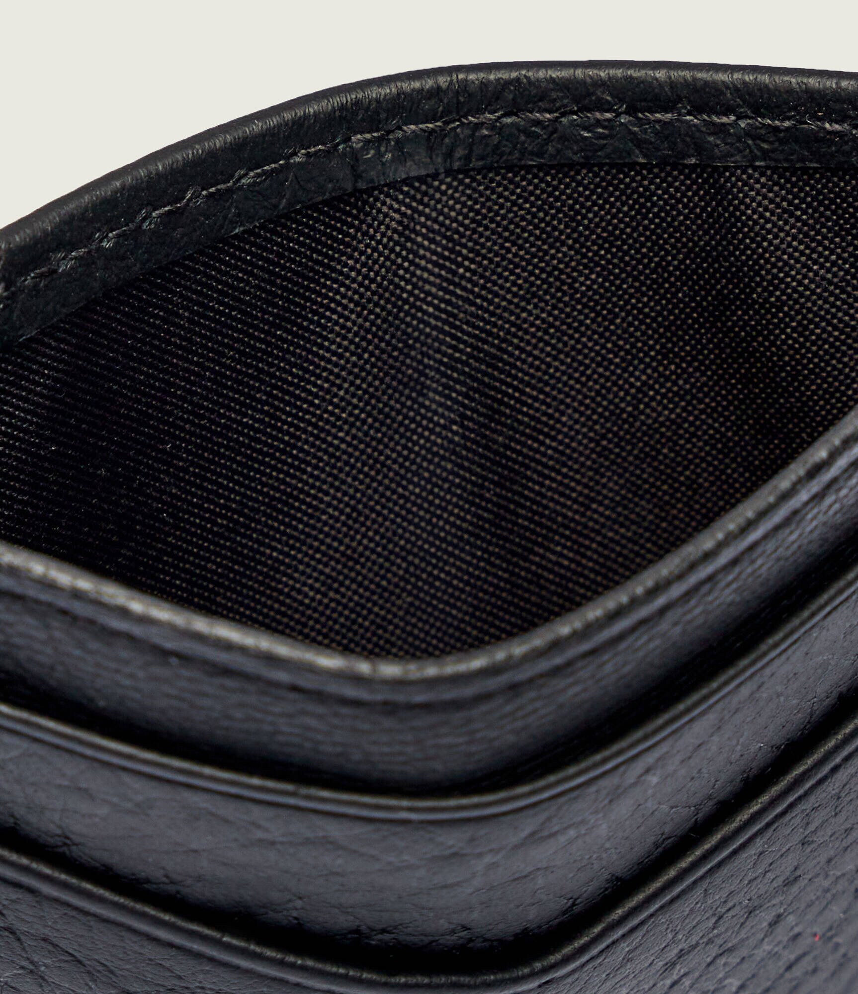 BOSS Black De piele husă pentru carduri New Crosstown_M_Clip