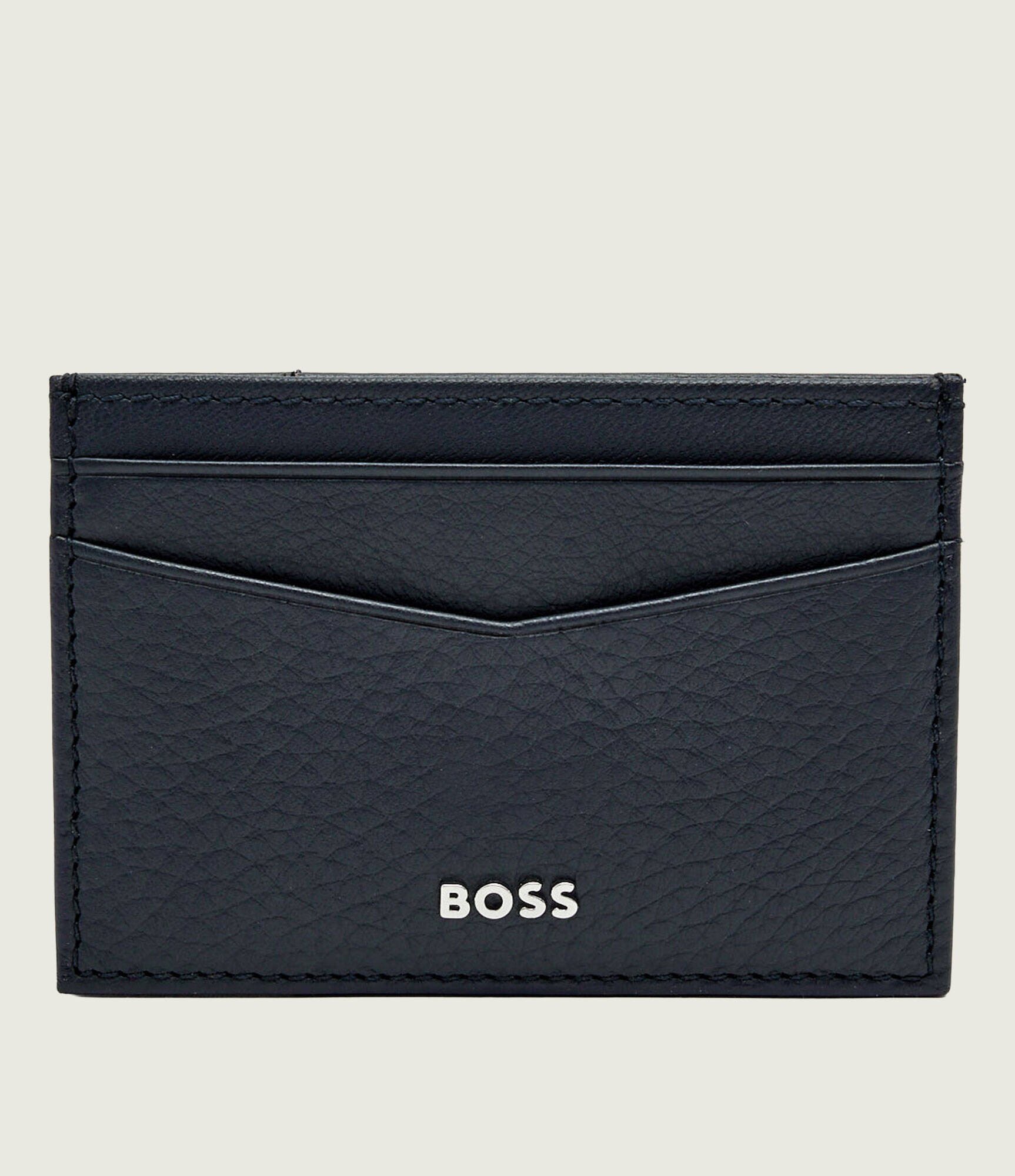 BOSS Black De piele husă pentru carduri New Crosstown_M_Clip
