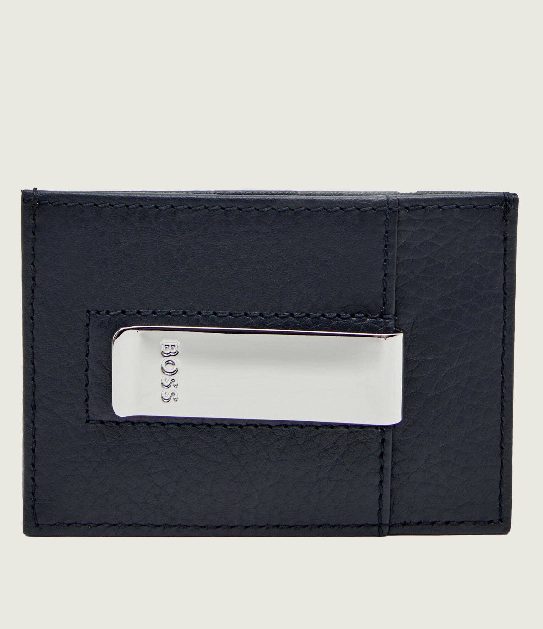BOSS Black De piele husă pentru carduri New Crosstown_M_Clip