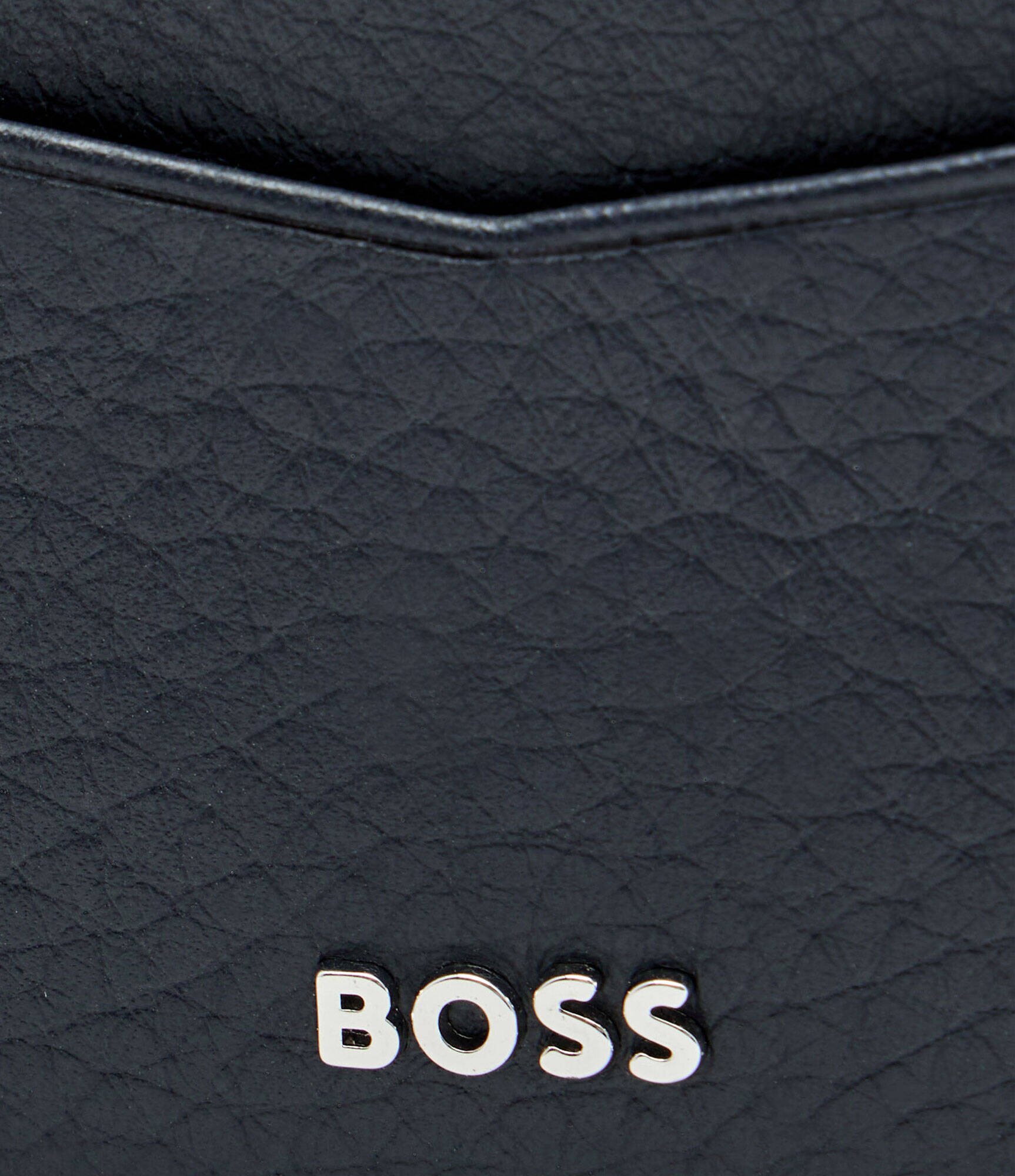 BOSS Black De piele husă pentru carduri New Crosstown_M_Clip