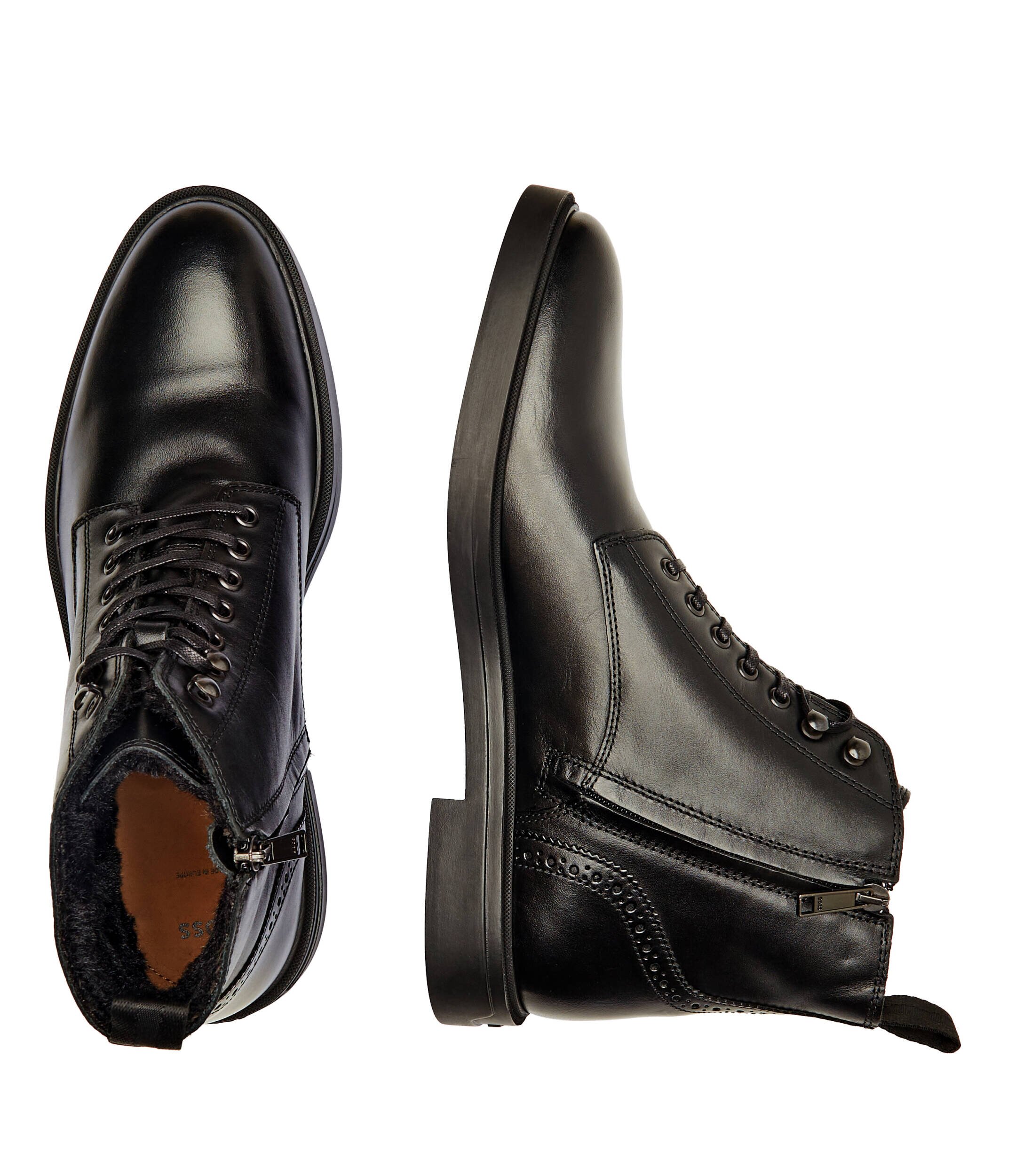 BOSS Black De piele încălțăminte înaltă Calev