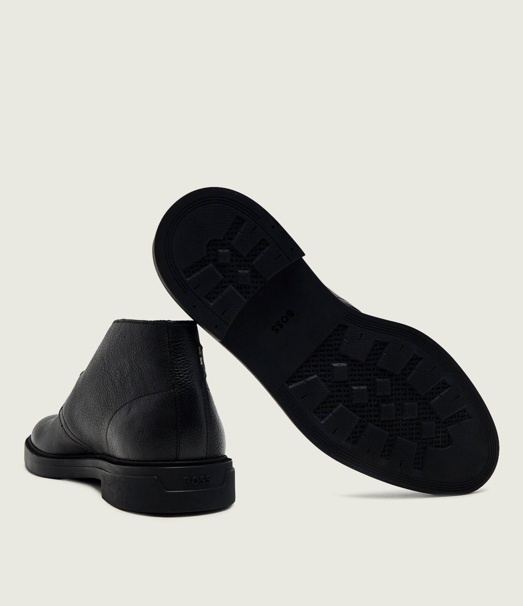 BOSS Black De piele încălțăminte înaltă Calev_Desb_grwl