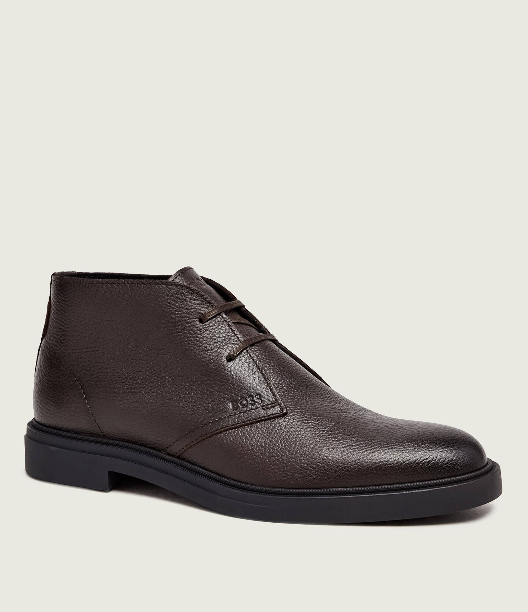 BOSS Black De piele încălțăminte înaltă Calev_Desb_grwl