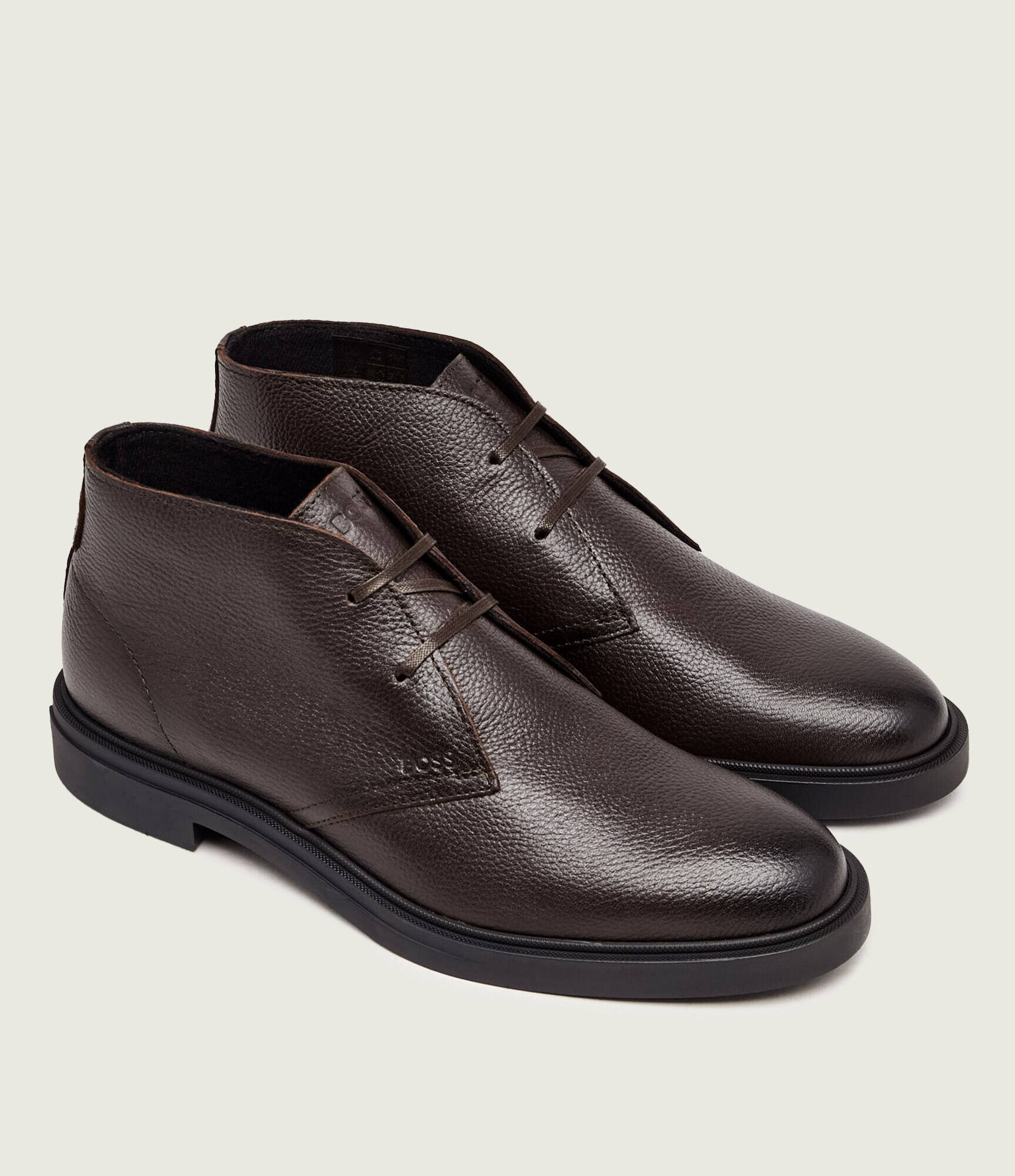 BOSS Black De piele încălțăminte înaltă Calev_Desb_grwl