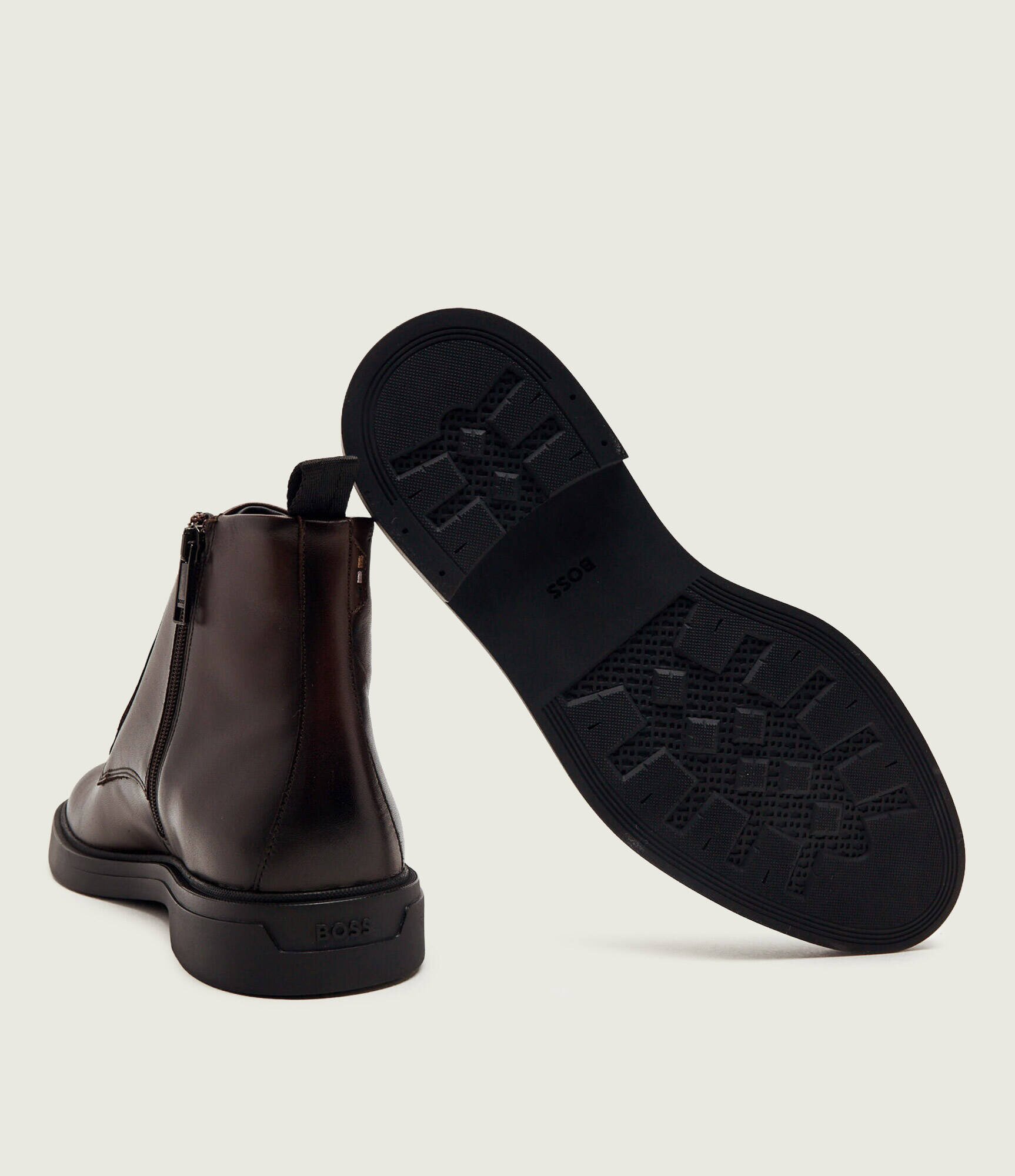 BOSS Black De piele încălțăminte înaltă Calev_Halb_lt