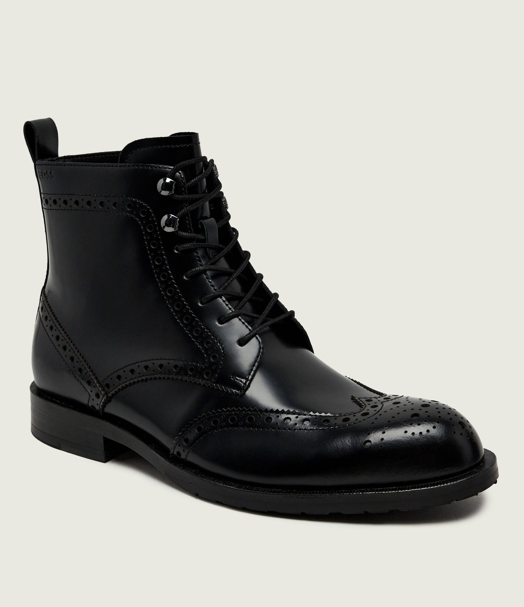 BOSS Black De piele încălțăminte înaltă Tayil-L_Halb_bobr