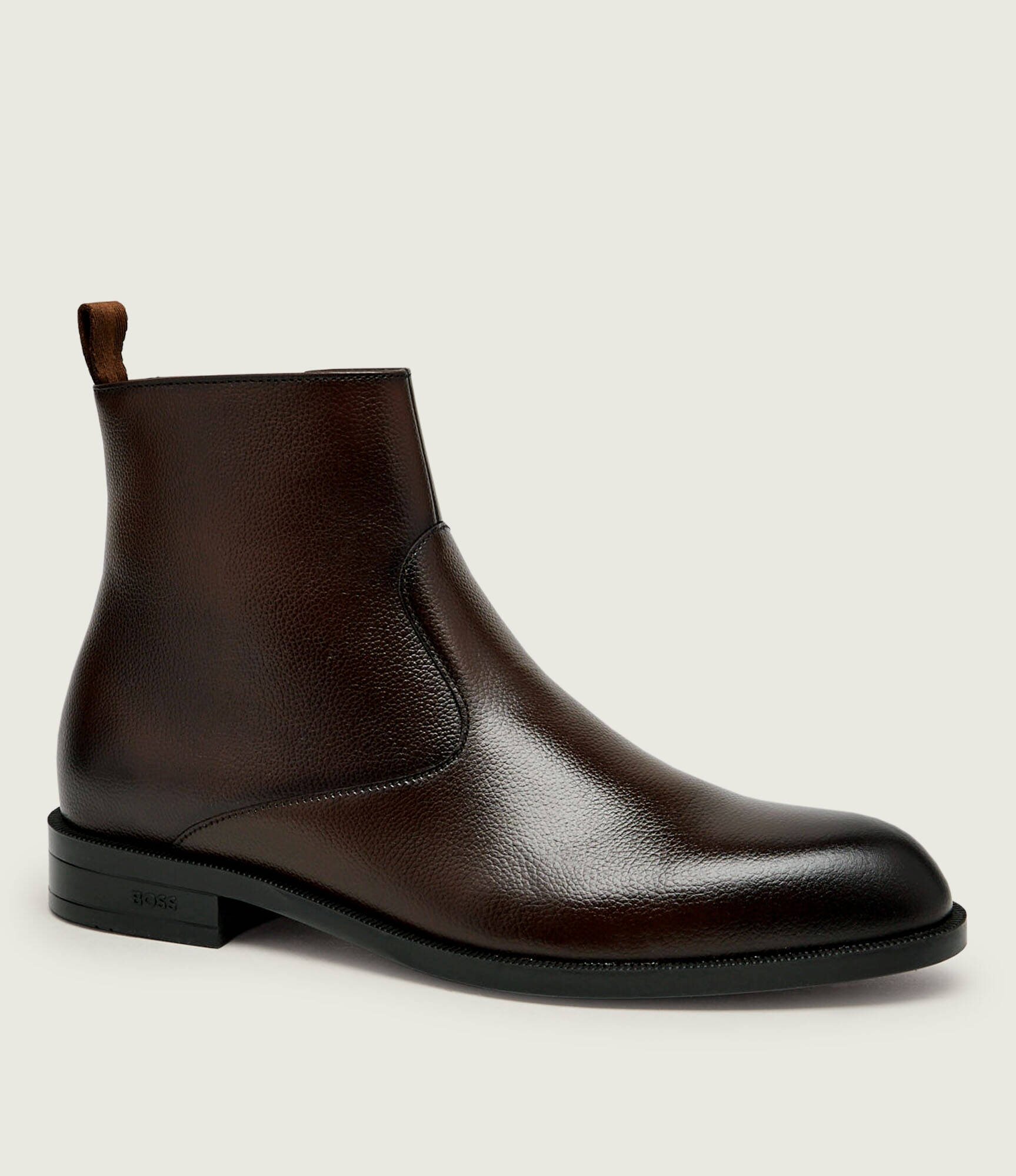 BOSS Black De piele încălțăminte înaltă Tayil_Zipb_grsh