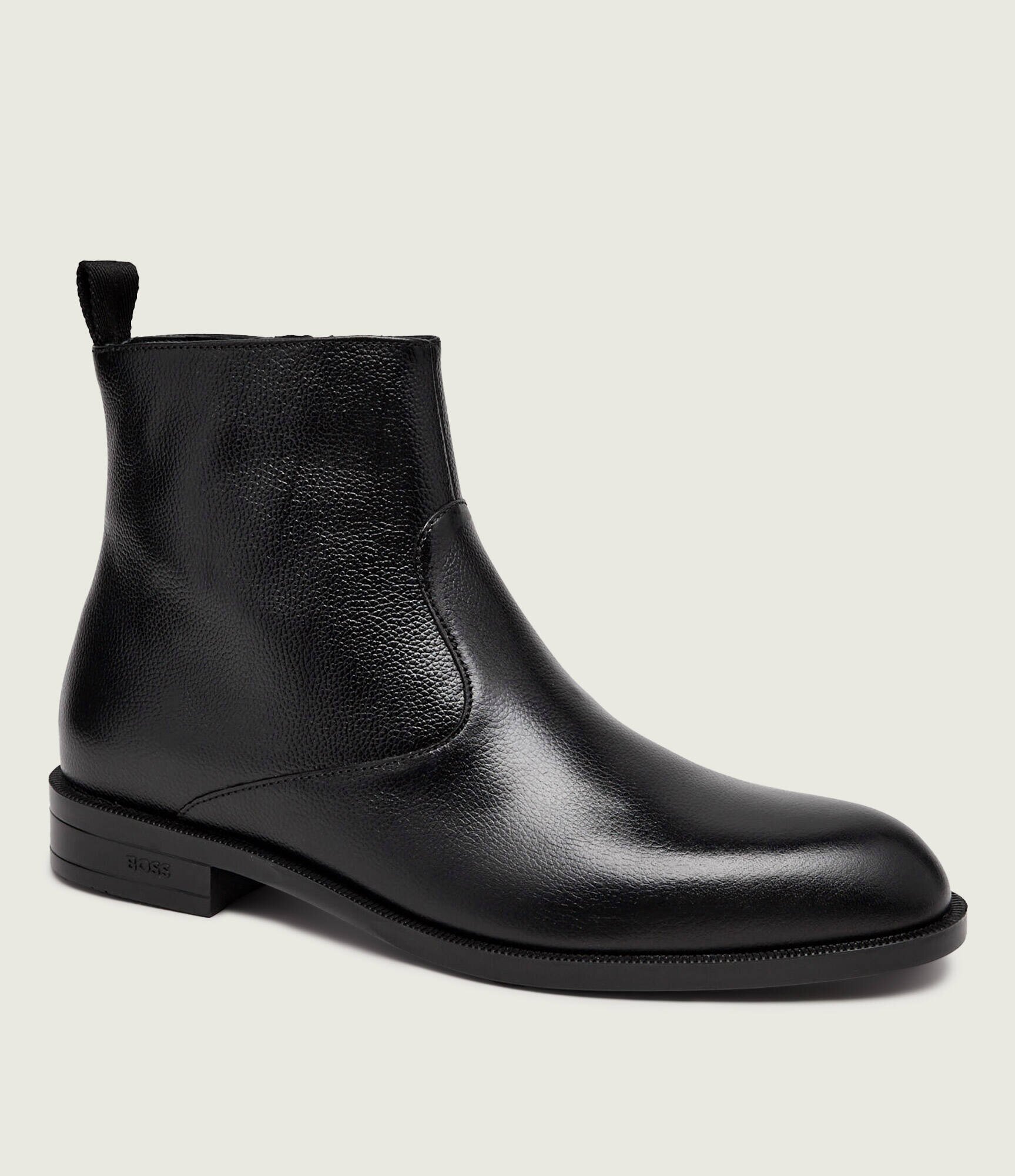 BOSS Black De piele încălțăminte înaltă Tayil_Zipb_grsh