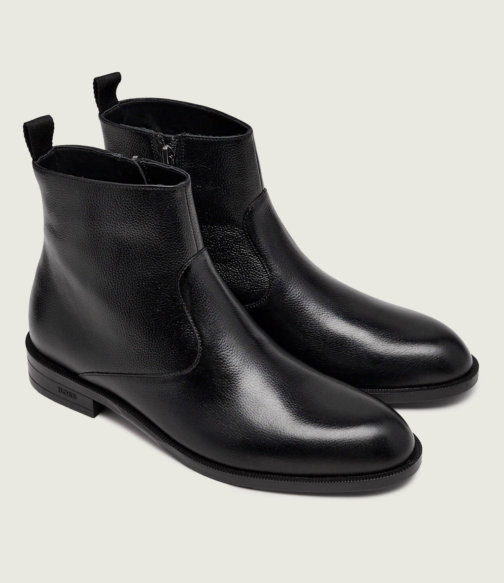BOSS Black De piele încălțăminte înaltă Tayil_Zipb_grsh