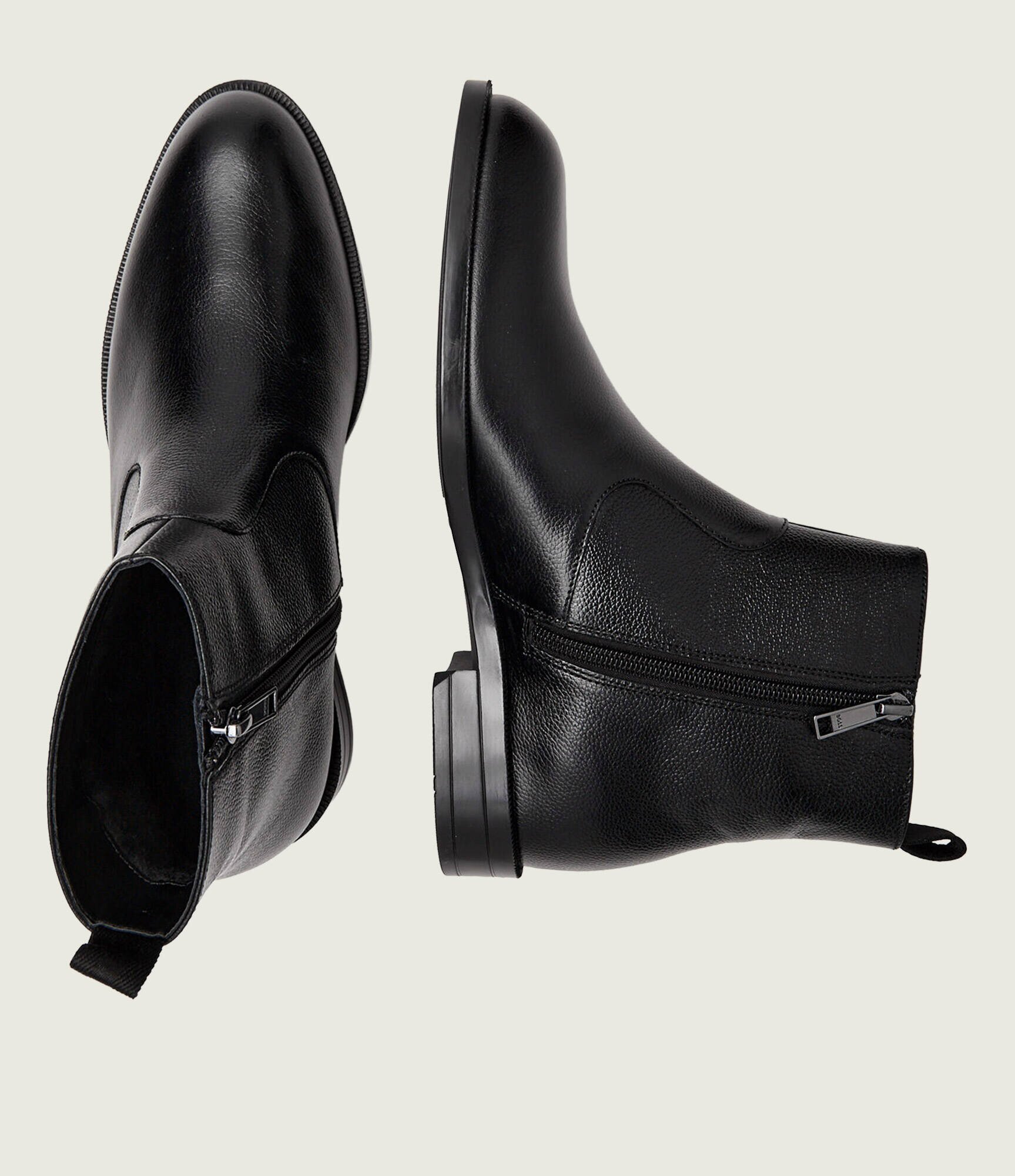 BOSS Black De piele încălțăminte înaltă Tayil_Zipb_grsh