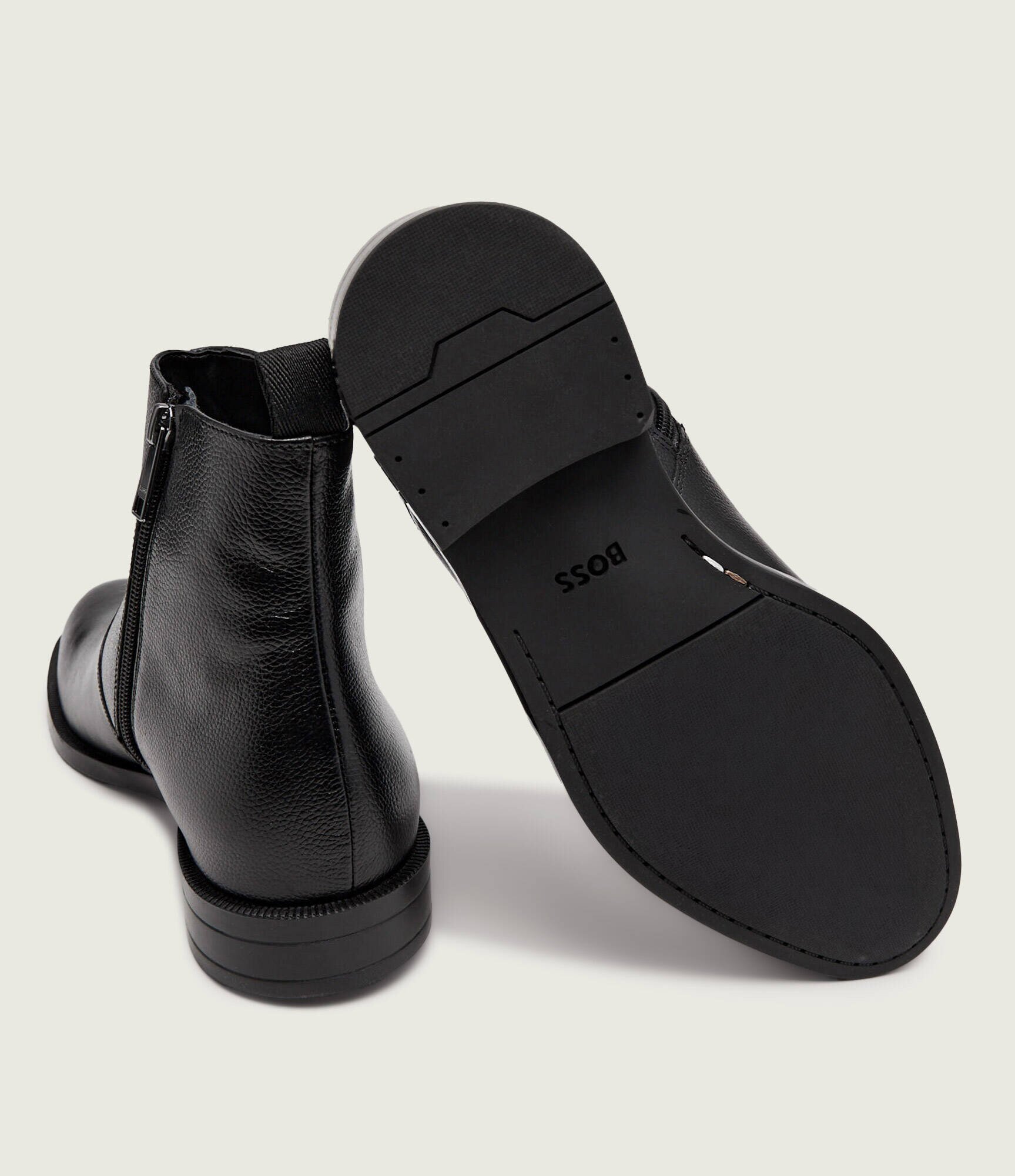 BOSS Black De piele încălțăminte înaltă Tayil_Zipb_grsh