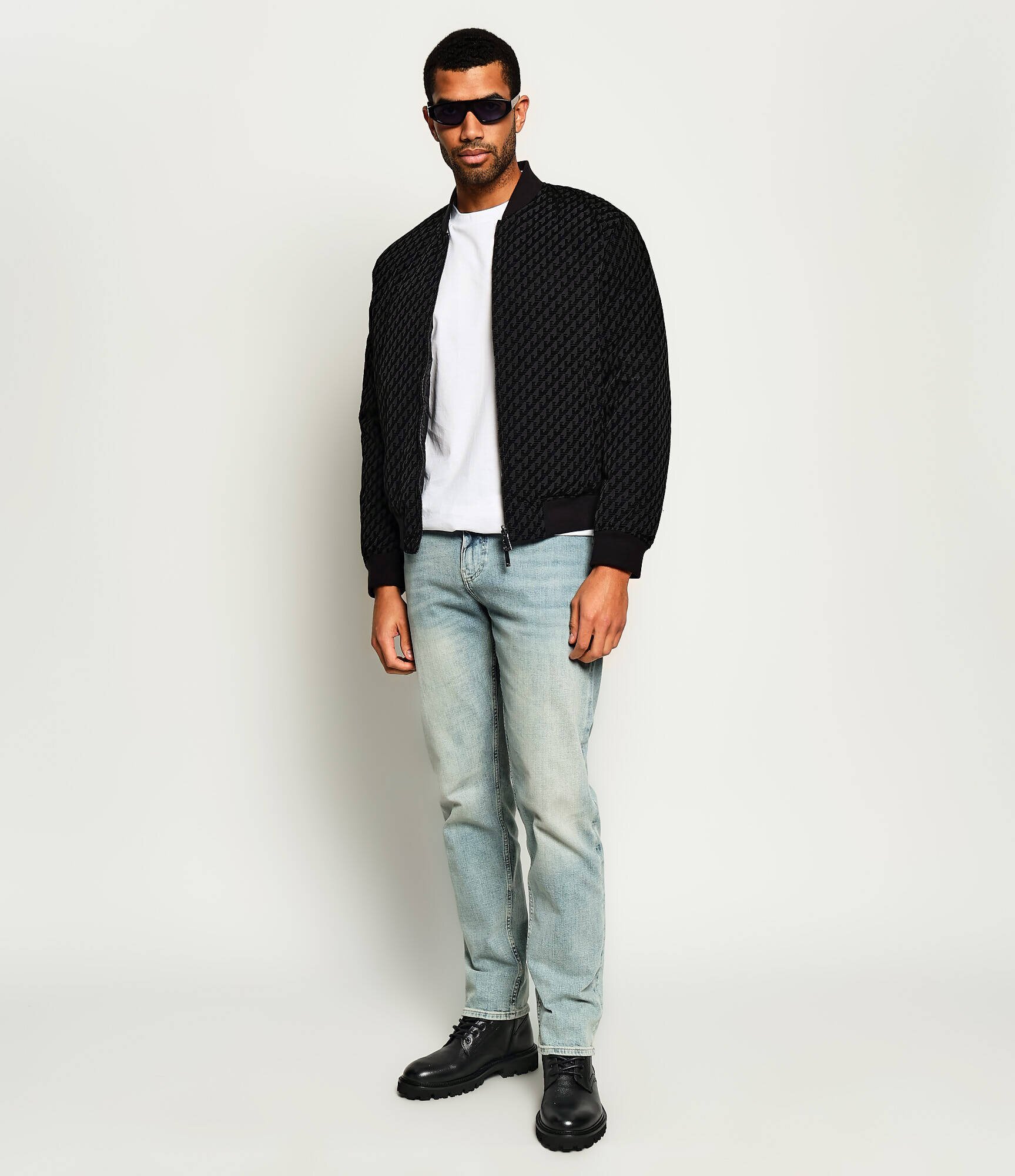 BOSS Black De piele insulete Julyo_Halb_grwl