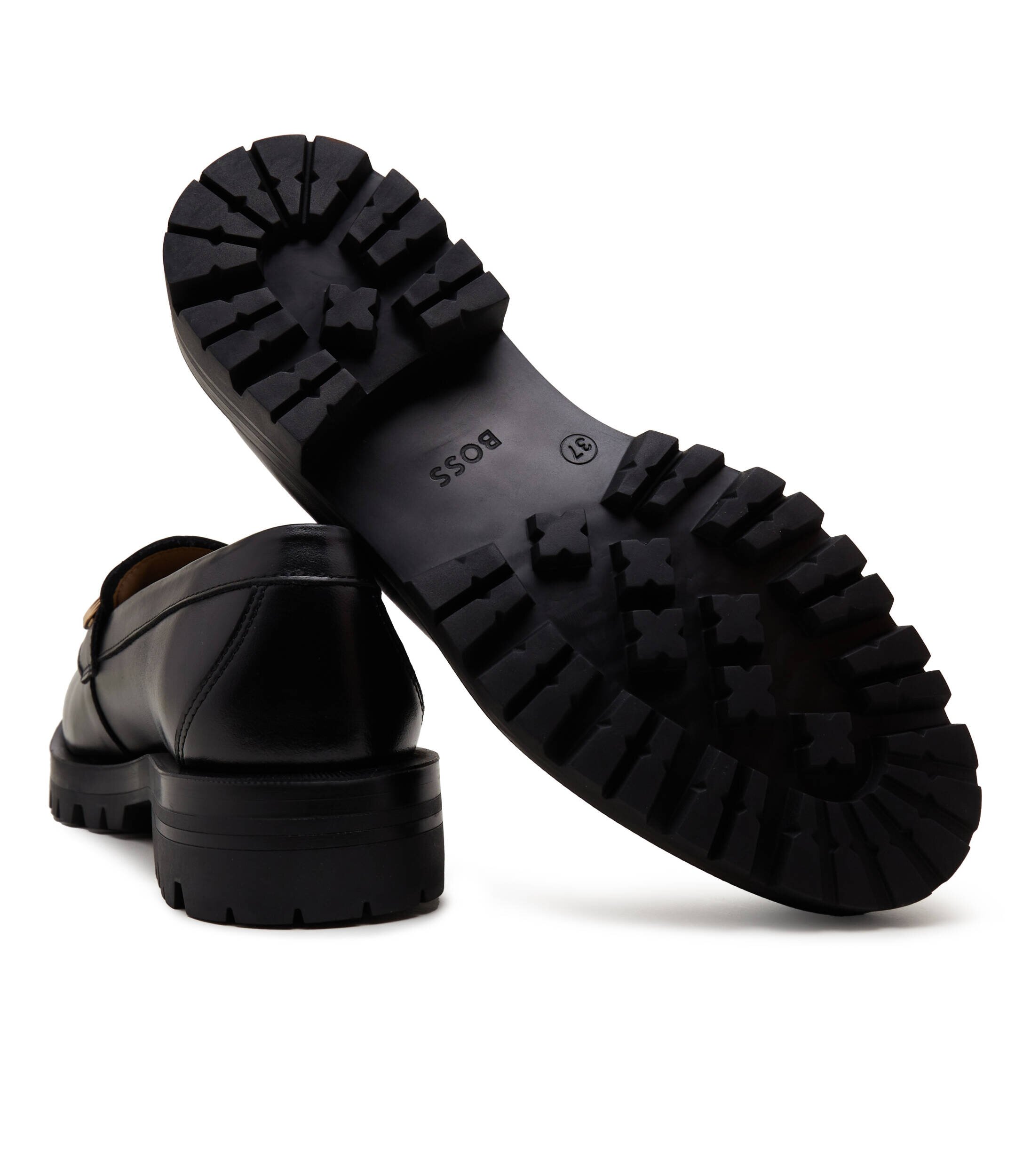 BOSS Black De piele mocasini Helen