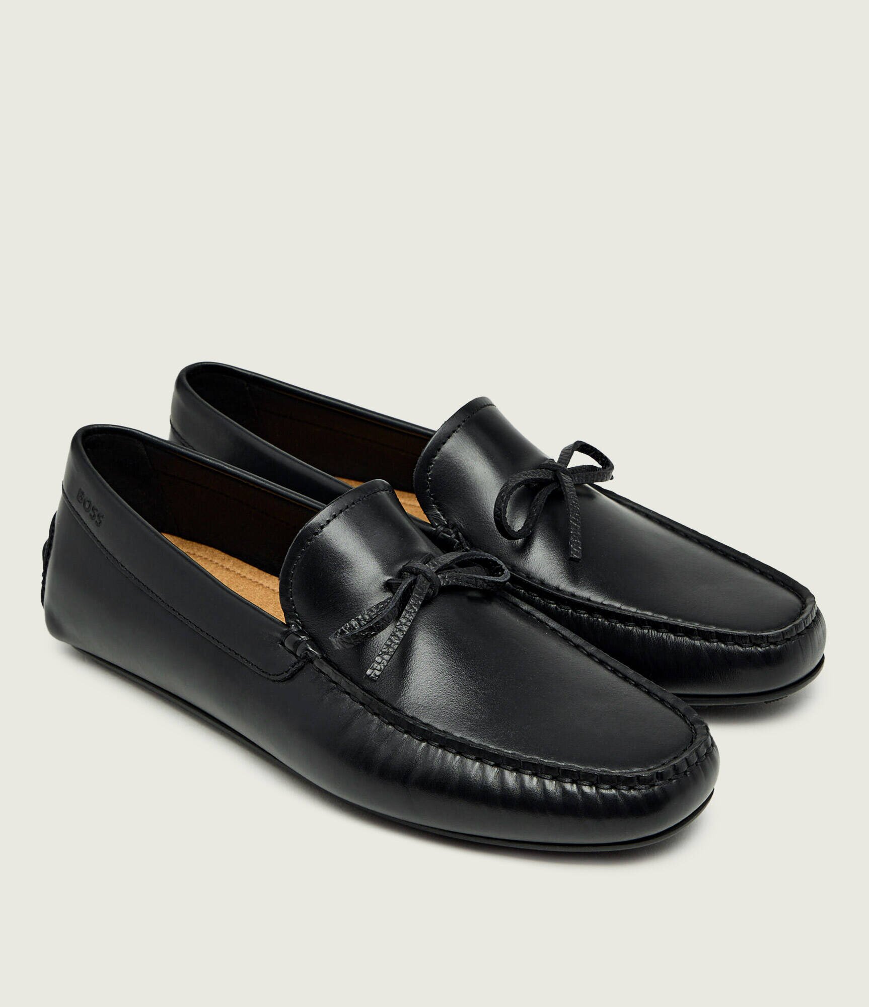 BOSS Black De piele mocasini Noel_Mocc_ltlctb