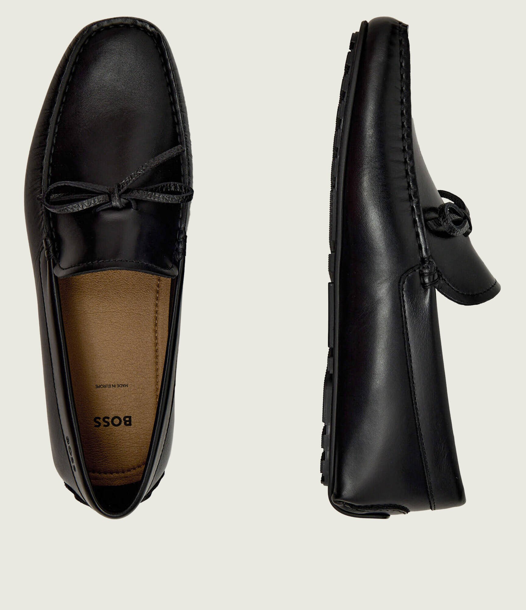 BOSS Black De piele mocasini Noel_Mocc_ltlctb