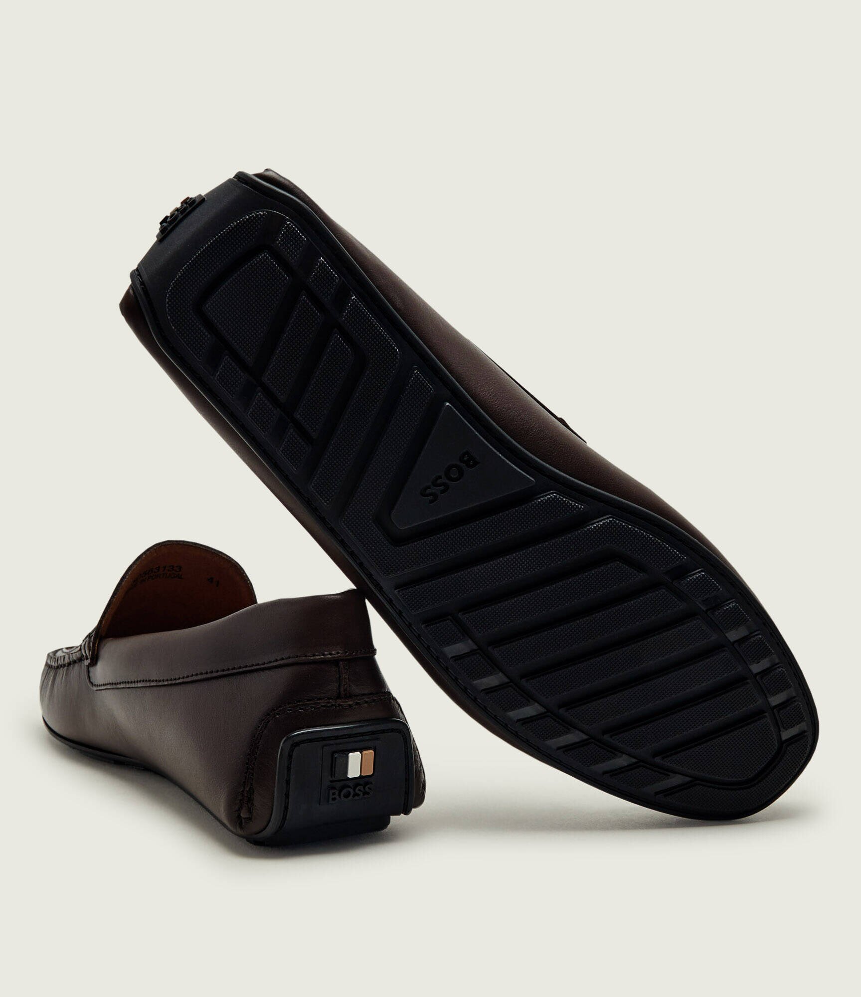 BOSS Black De piele mocasini Noel_Mocc_ltwvr