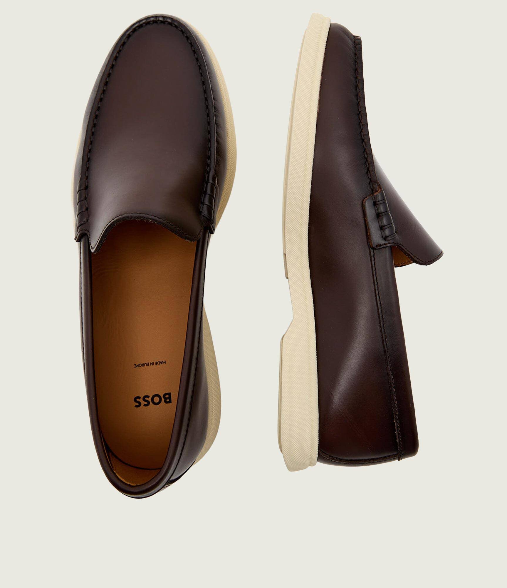 BOSS Black De piele mocasini Sienne