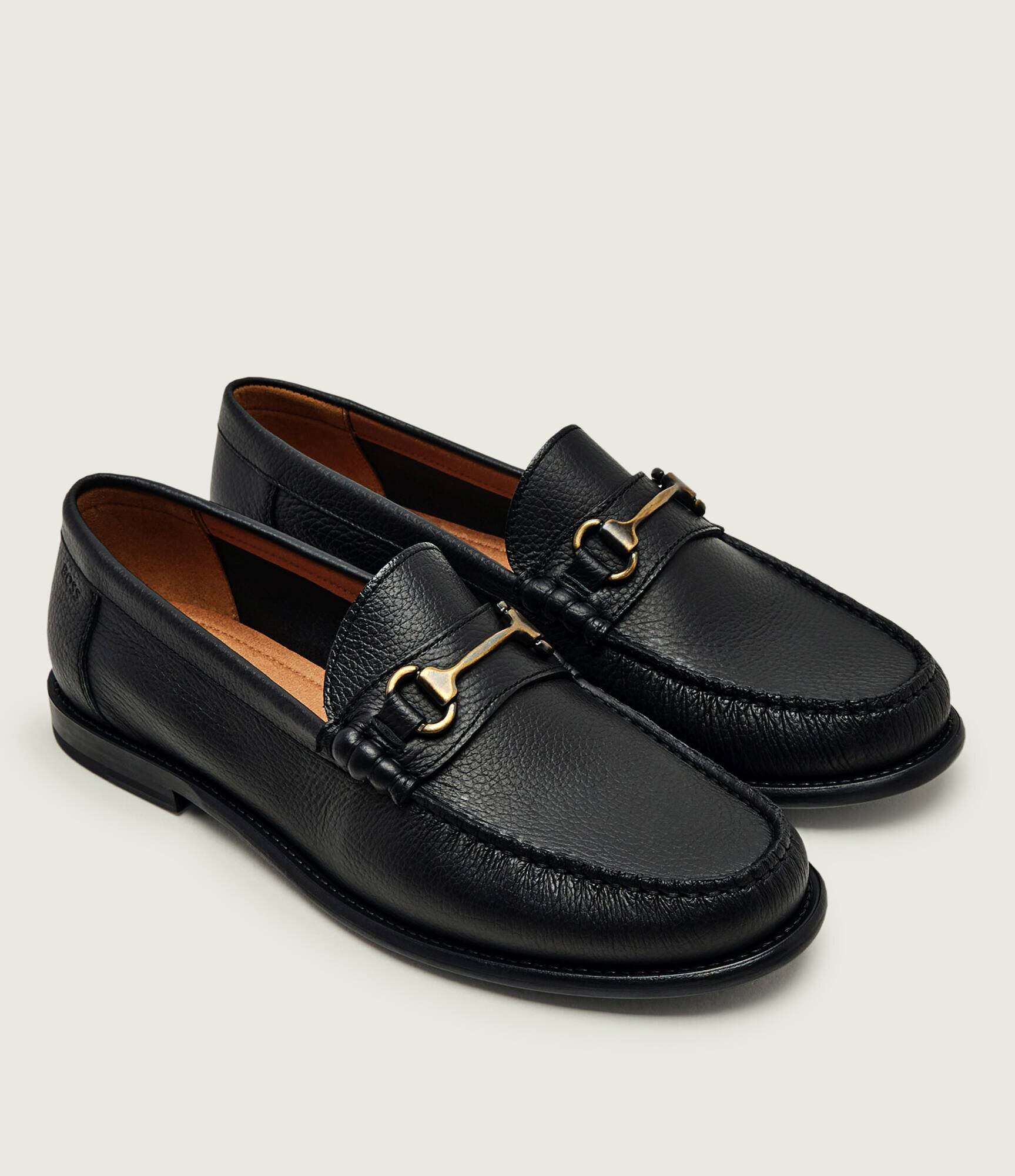 BOSS Black De piele mocasini Tevan