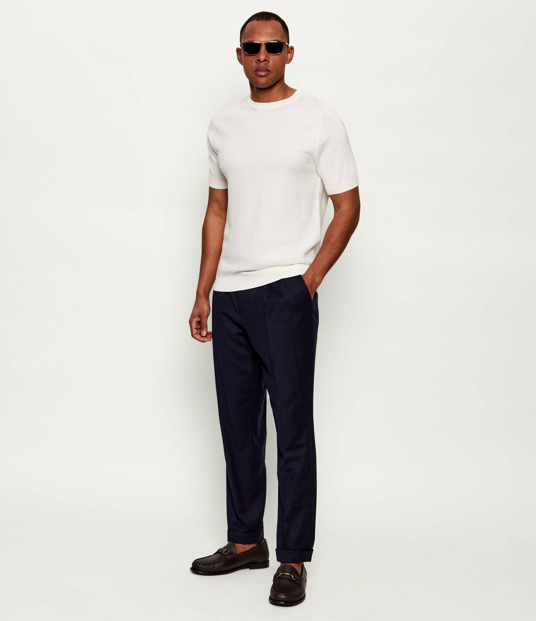 BOSS Black De piele mocasini Tevan
