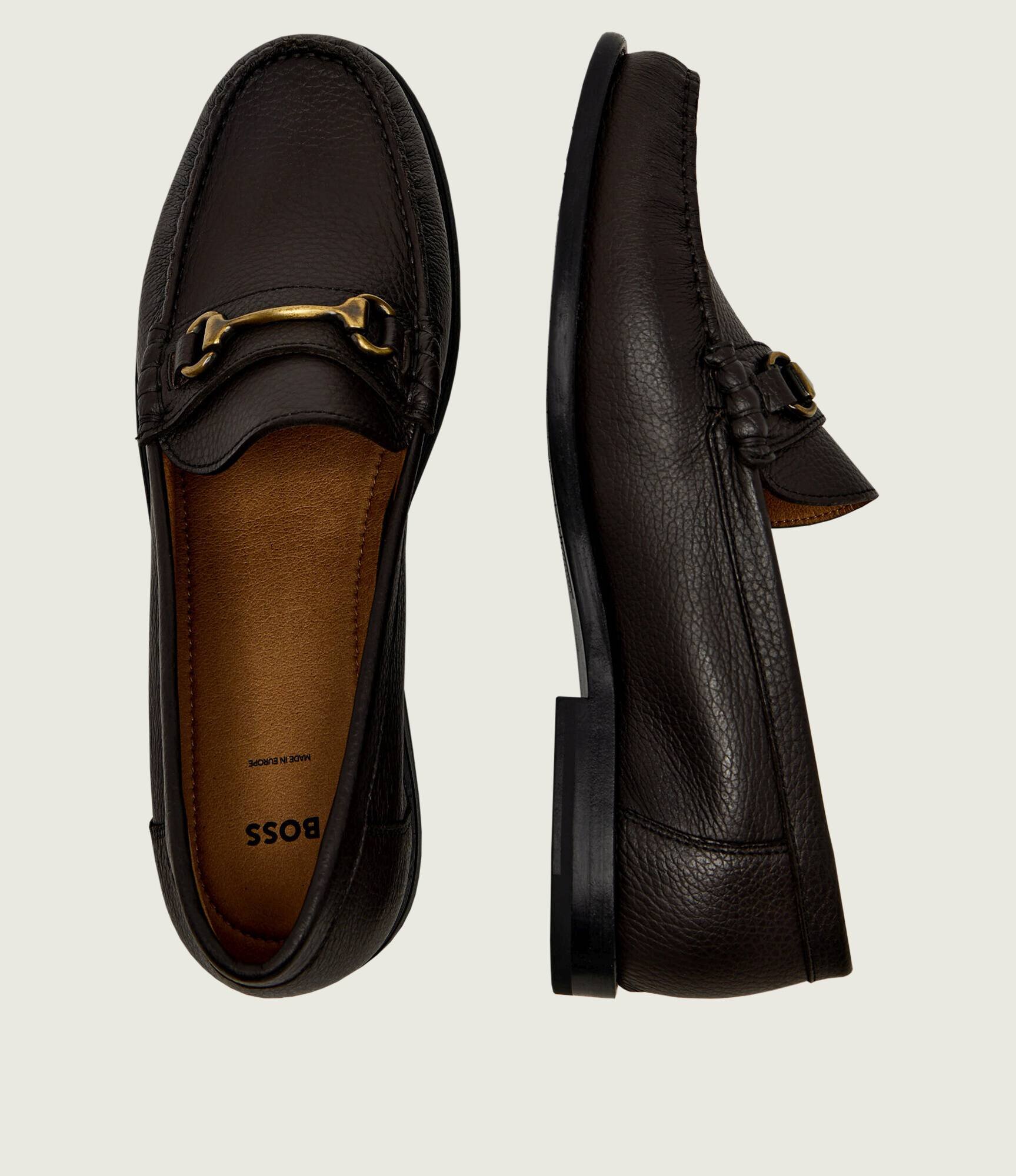 BOSS Black De piele mocasini Tevan