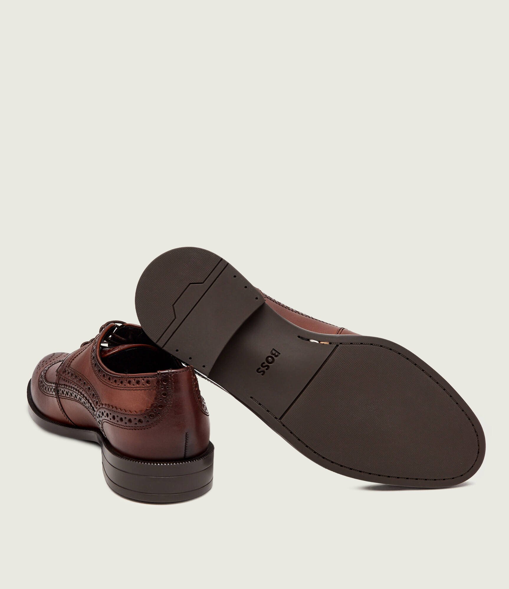 BOSS Black De piele pantofi brogues Tayil_ltbg