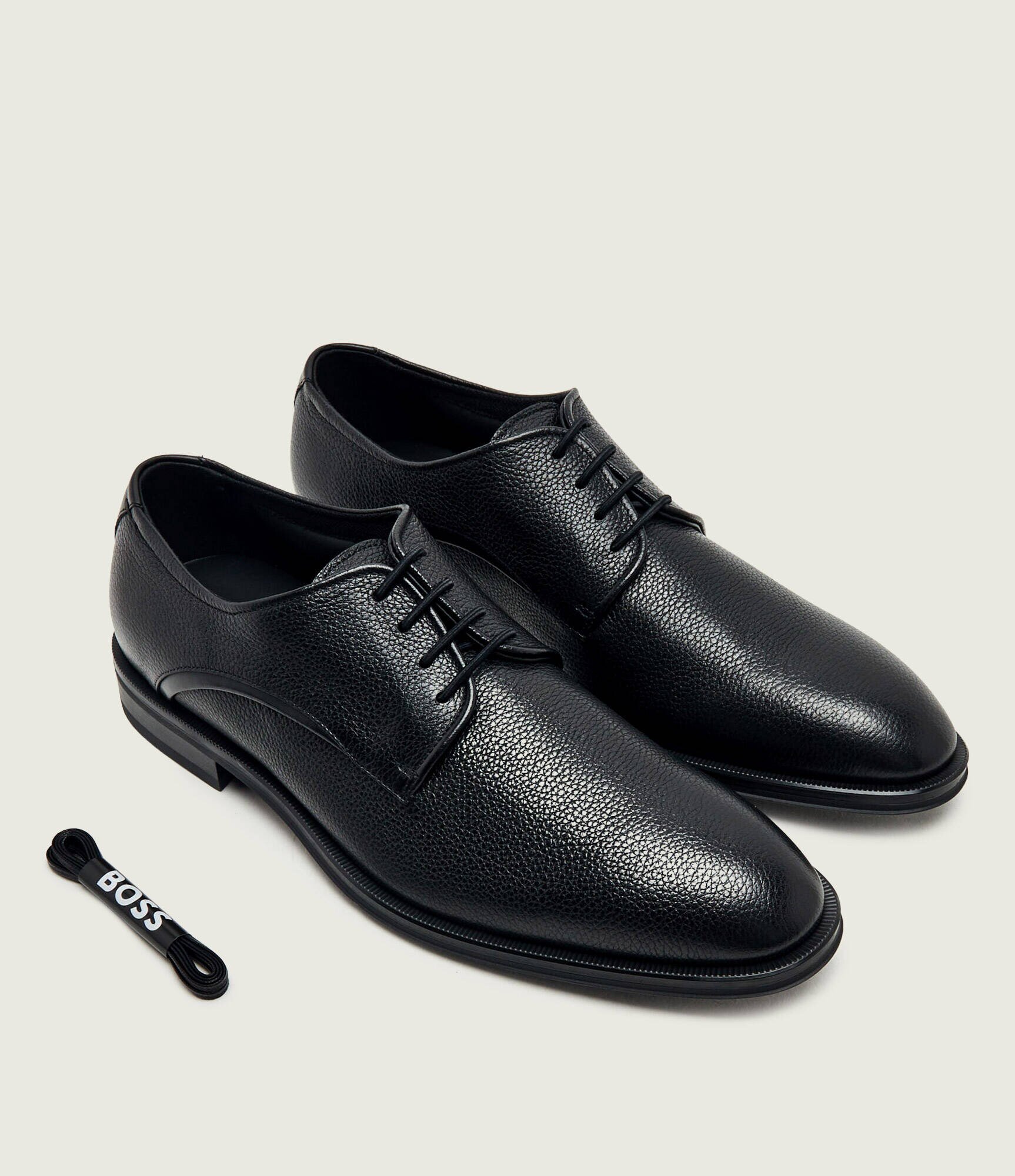 BOSS Black De piele pantofi derby Derrek_Derb_grpt