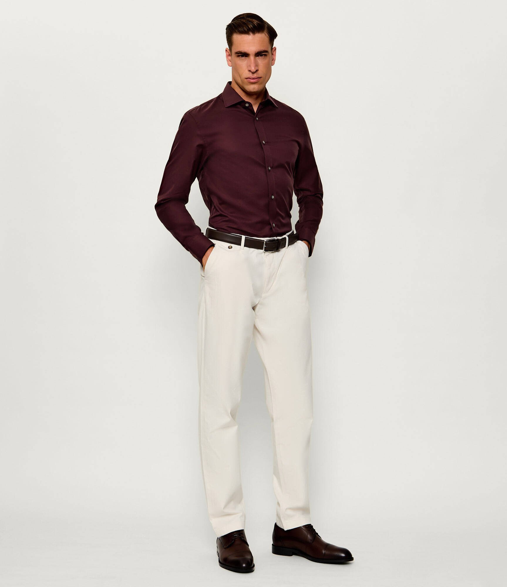 BOSS Black De piele pantofi derby Tayil_Derb_buct