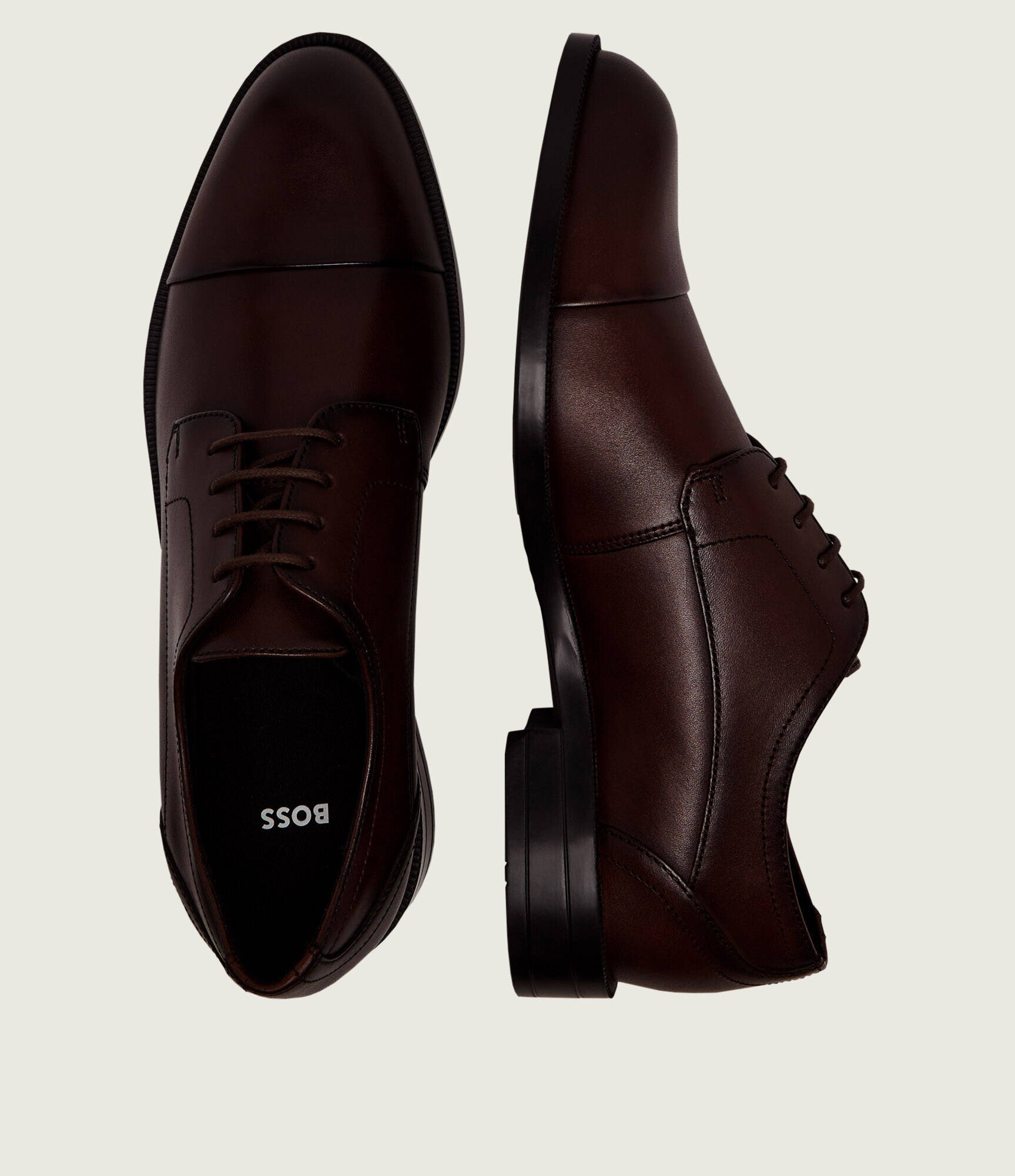 BOSS Black De piele pantofi derby Tayil_Derb_buct