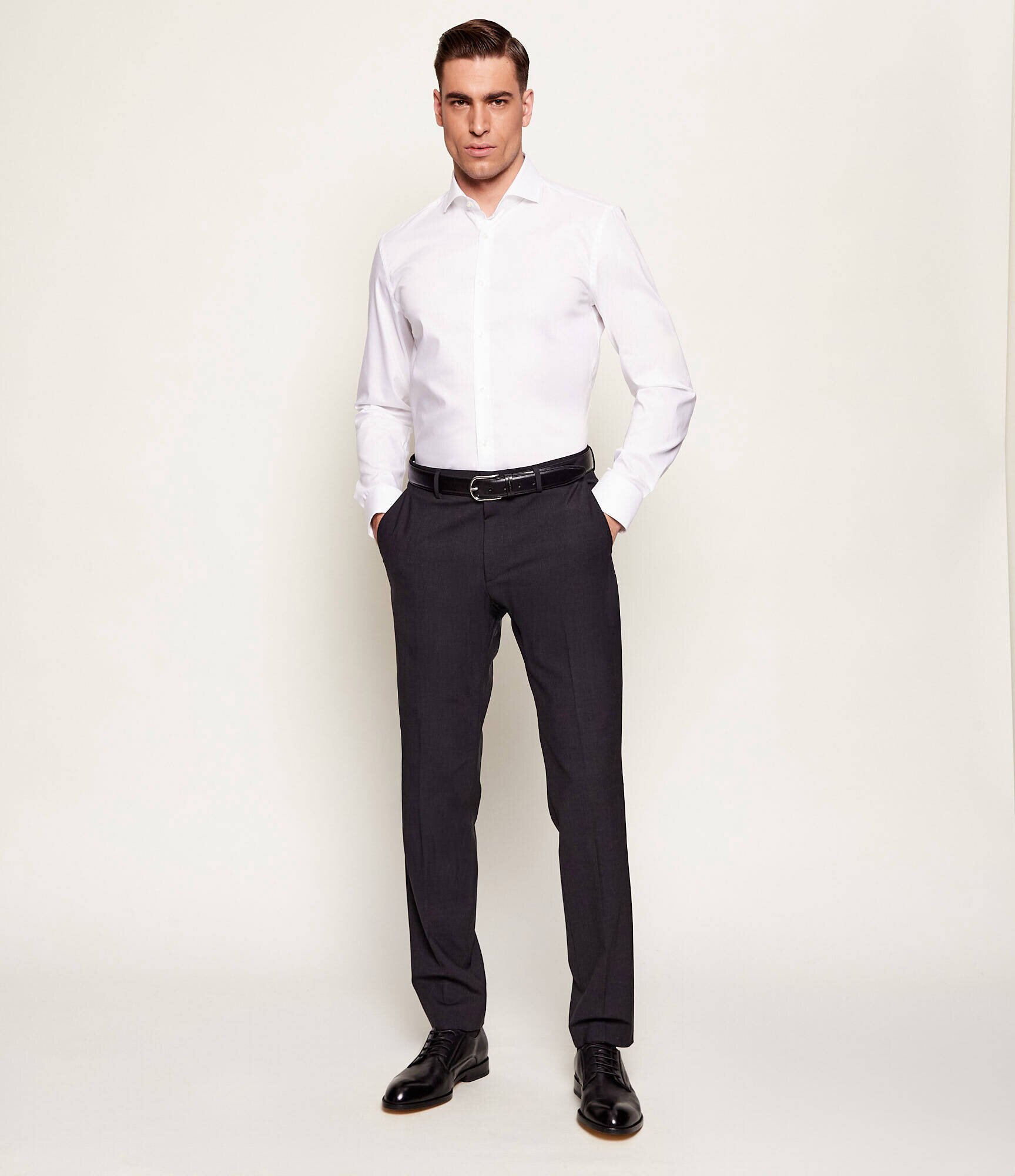 BOSS Black De piele pantofi derby Tayil-L