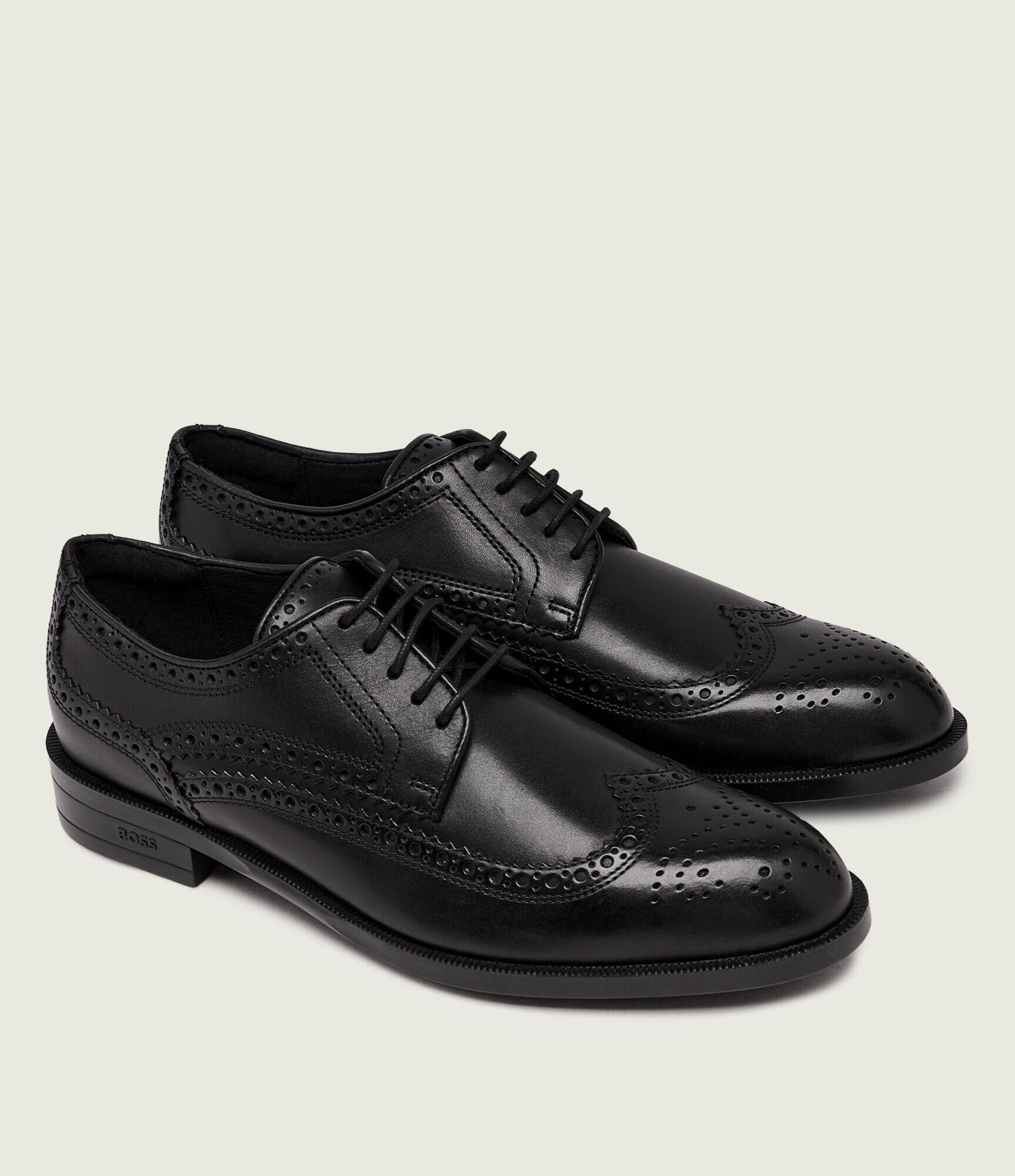 BOSS Black De piele pantofi derby Tayil_ltbg