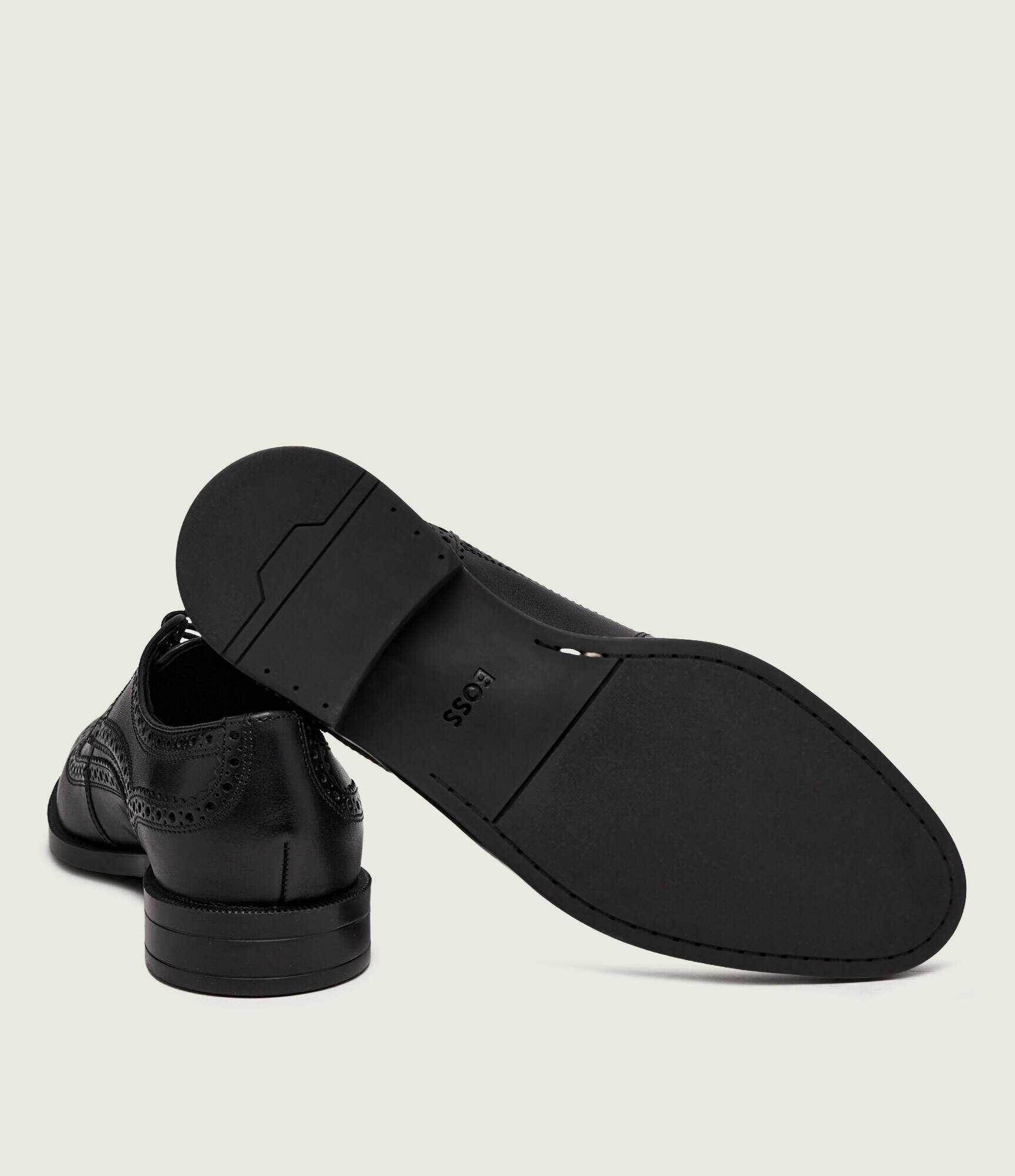 BOSS Black De piele pantofi derby Tayil_ltbg