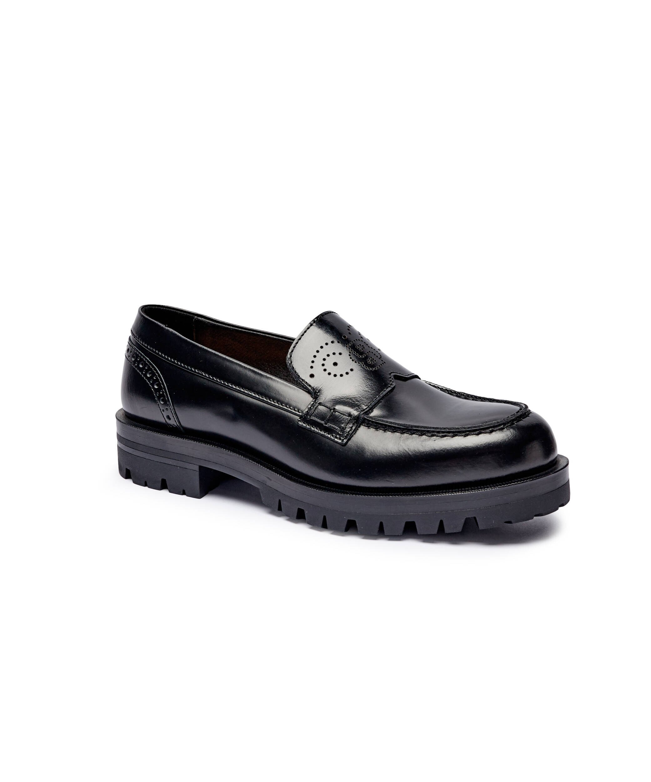 BOSS Black De piele pantofi loafer Helen