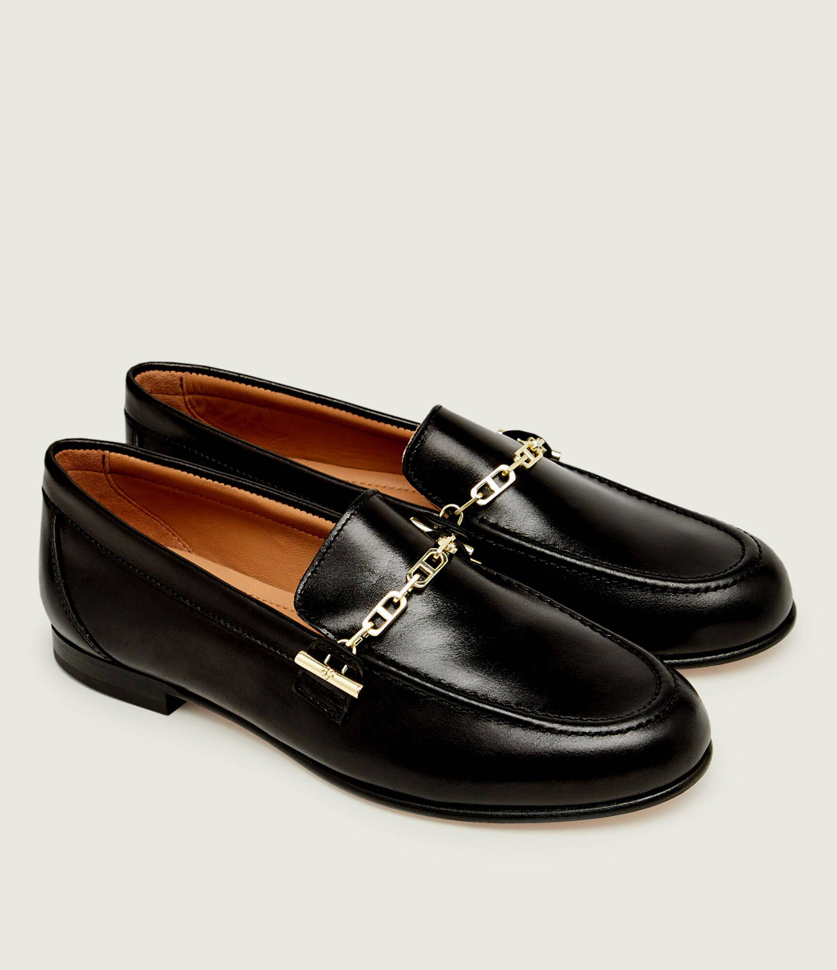 BOSS Black De piele pantofi loafer Jadey_Mocc_LSCH
